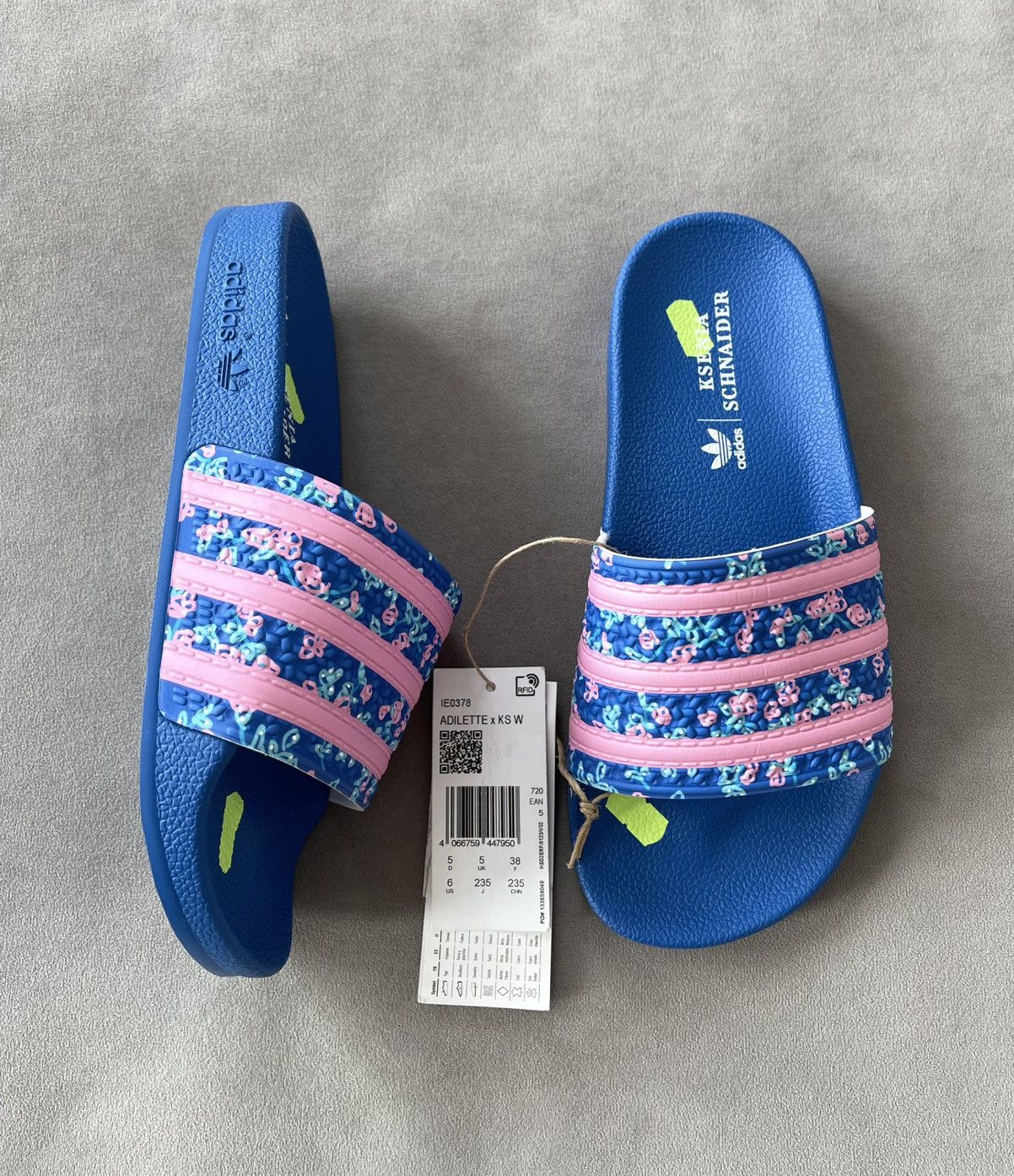 Adidas Adidas x Ksenia Schneider Adilette Sliders Women’s US 6 Size US 6 / IT 36 - 1 Thumbnail
