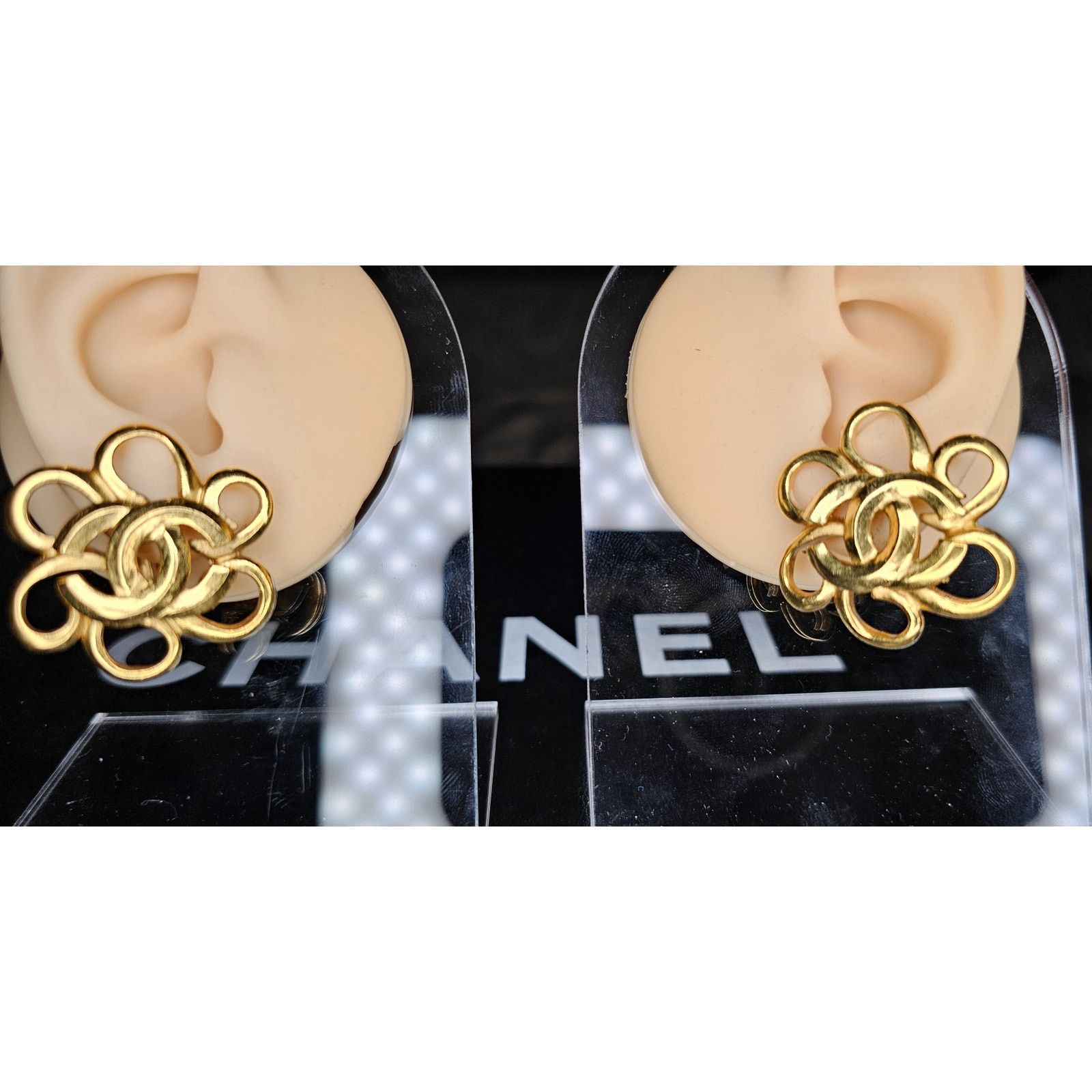Chanel CHANEL Pre-Owned 1996 CC Flower clip-on earrings Size ONE SIZE - 1 Thumbnail