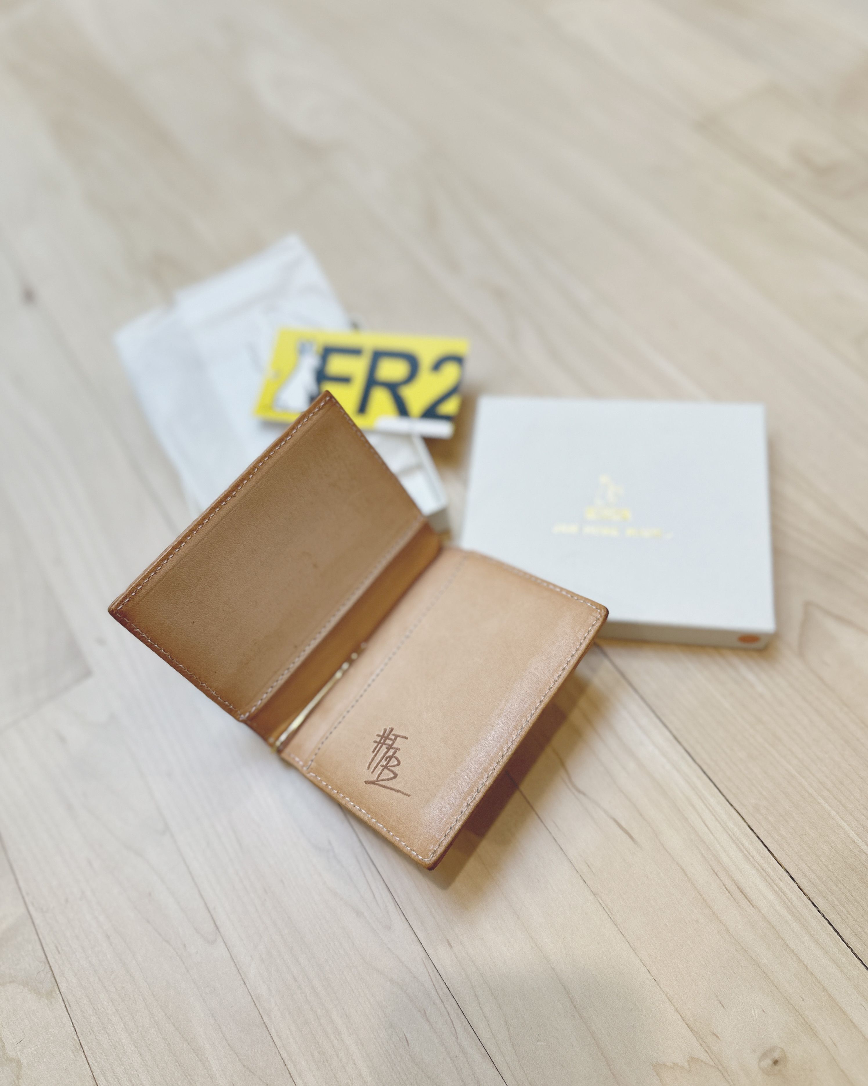 FR2 Jam Home Made × Fr2 Leather Wallet Money Clip Card Holder Size ONE SIZE - 3 Thumbnail
