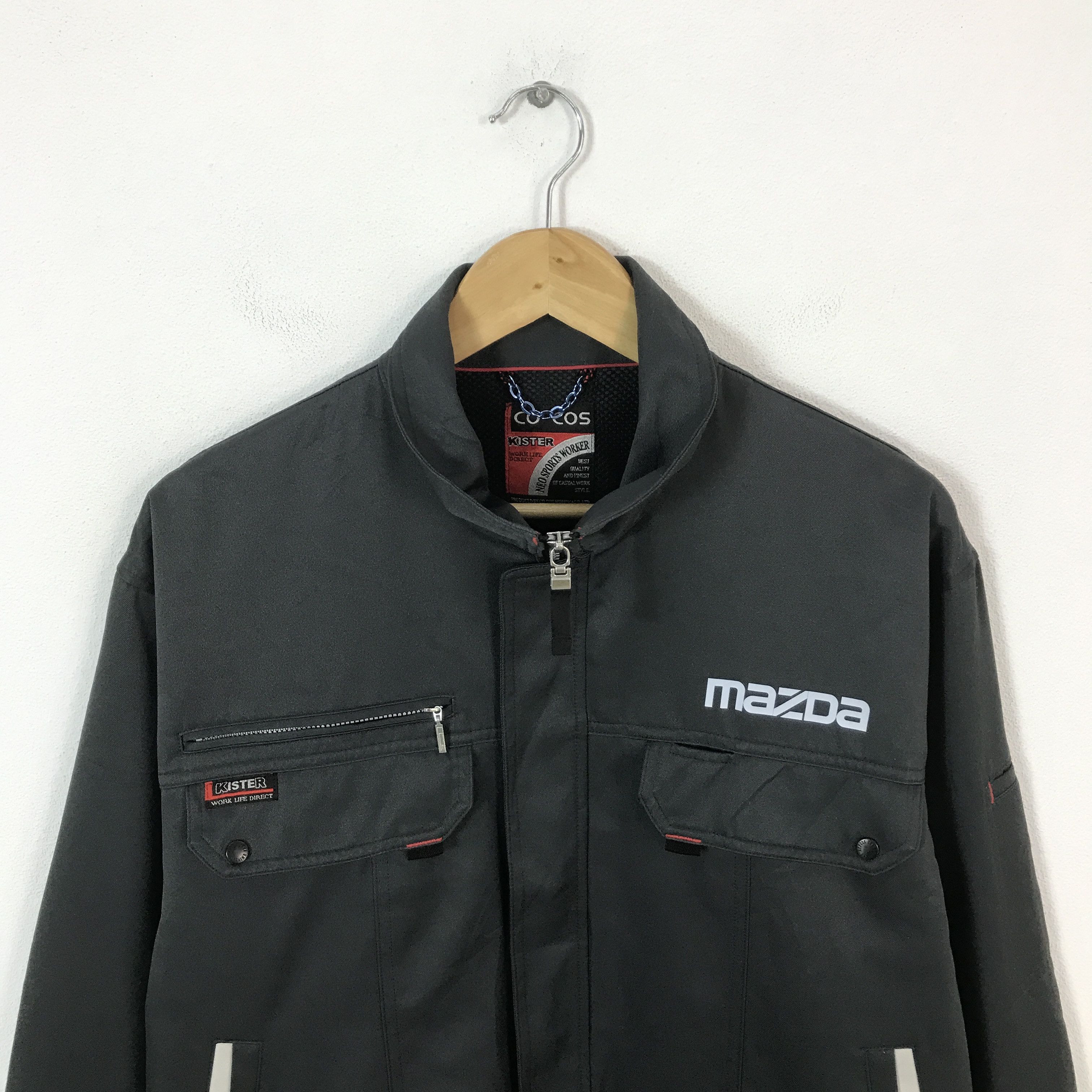 Sports Specialties Vtg Mazda Racing Motorsport custom jacket Size US L / EU 52-54 / 3 - 3 Thumbnail