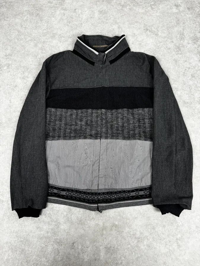 Marithe + Francois Girbaud 2000s Marithé + François Girbaud Grey Checkered Jacket Size US M / EU 48-50 / 2 - 1 Thumbnail