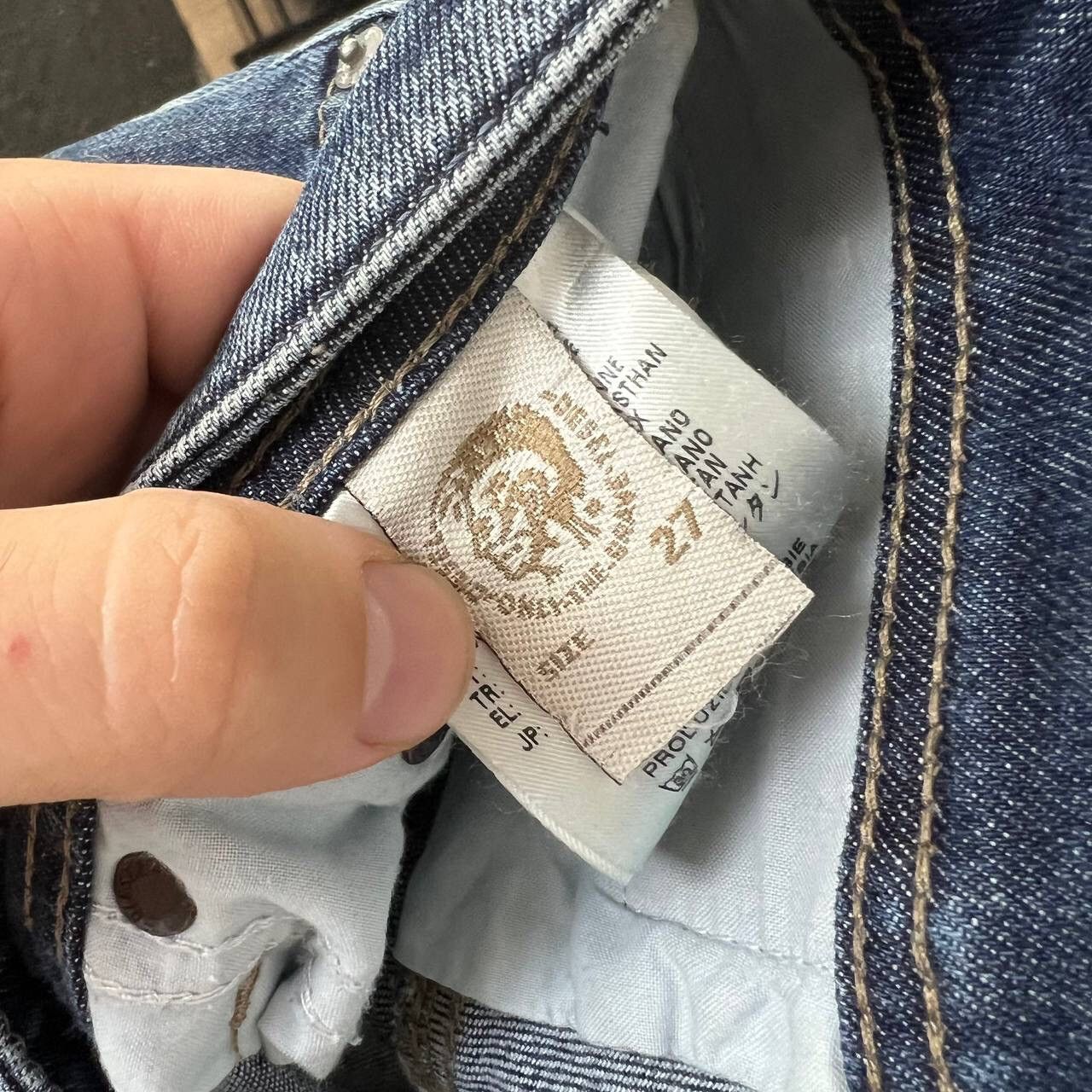 Diesel Y2K Vintage Diesel Denim Pants Italy Designer Baggy Jean Size 27" / US 4 / IT 40 - 9 Thumbnail