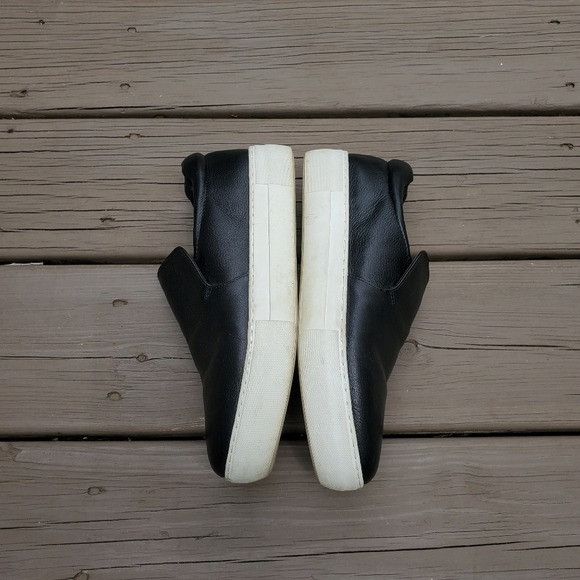 Other Jslides Acer Black Leather Platform Slip-On sneaker Trainers Size US 8 / IT 38 - 3 Thumbnail