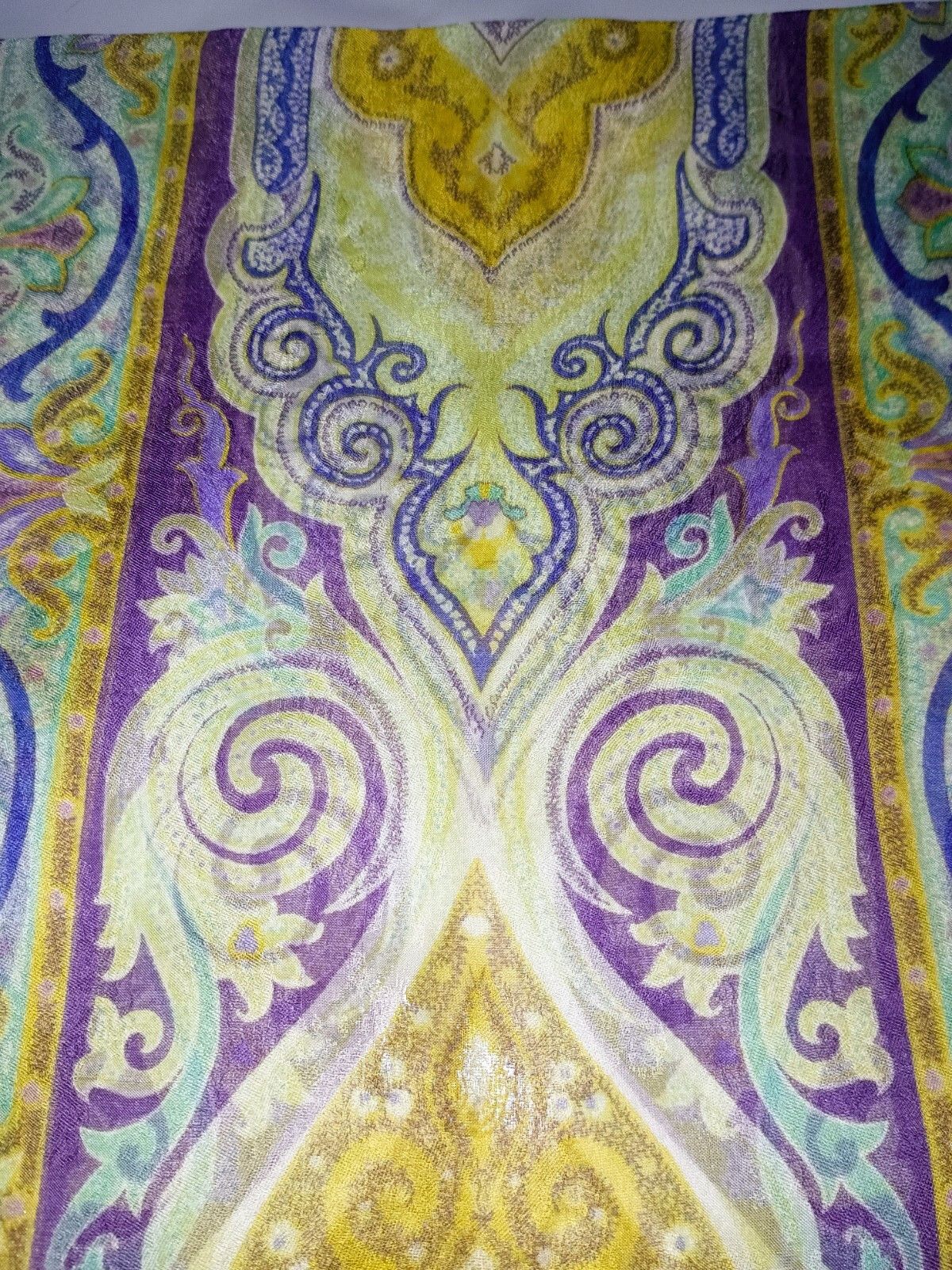 Etro ETRO MILANO ITALY Signature Vintage Silk Scarf Shawl Size ONE SIZE - 6 Thumbnail