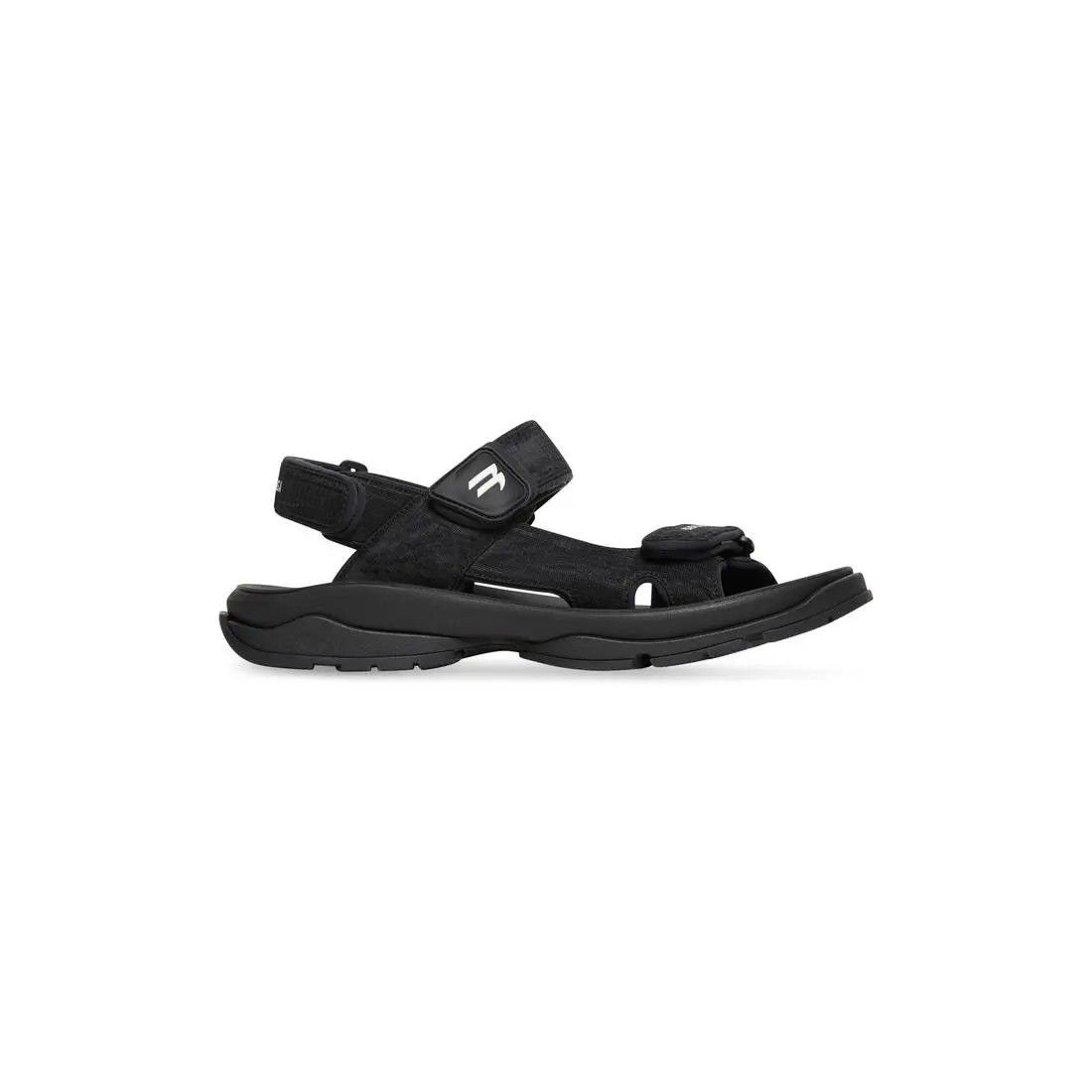 Balenciaga o1mt1gz0325 Tourist Sandals in Black Size US 5 / IT 35 - 1 Thumbnail