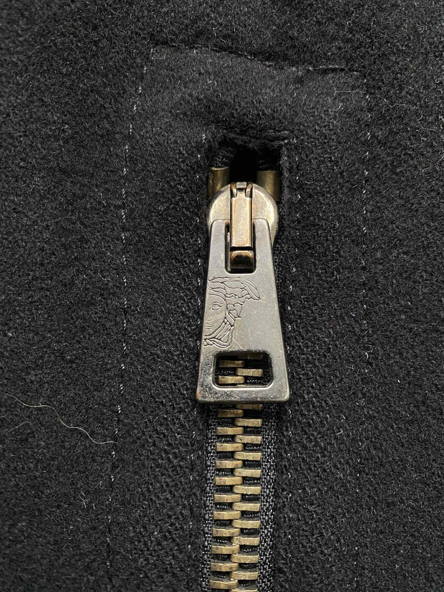 Versace Versace Collection Peacoat Wool Button Up Black Size M Size US M / EU 48-50 / 2 - 5 Thumbnail