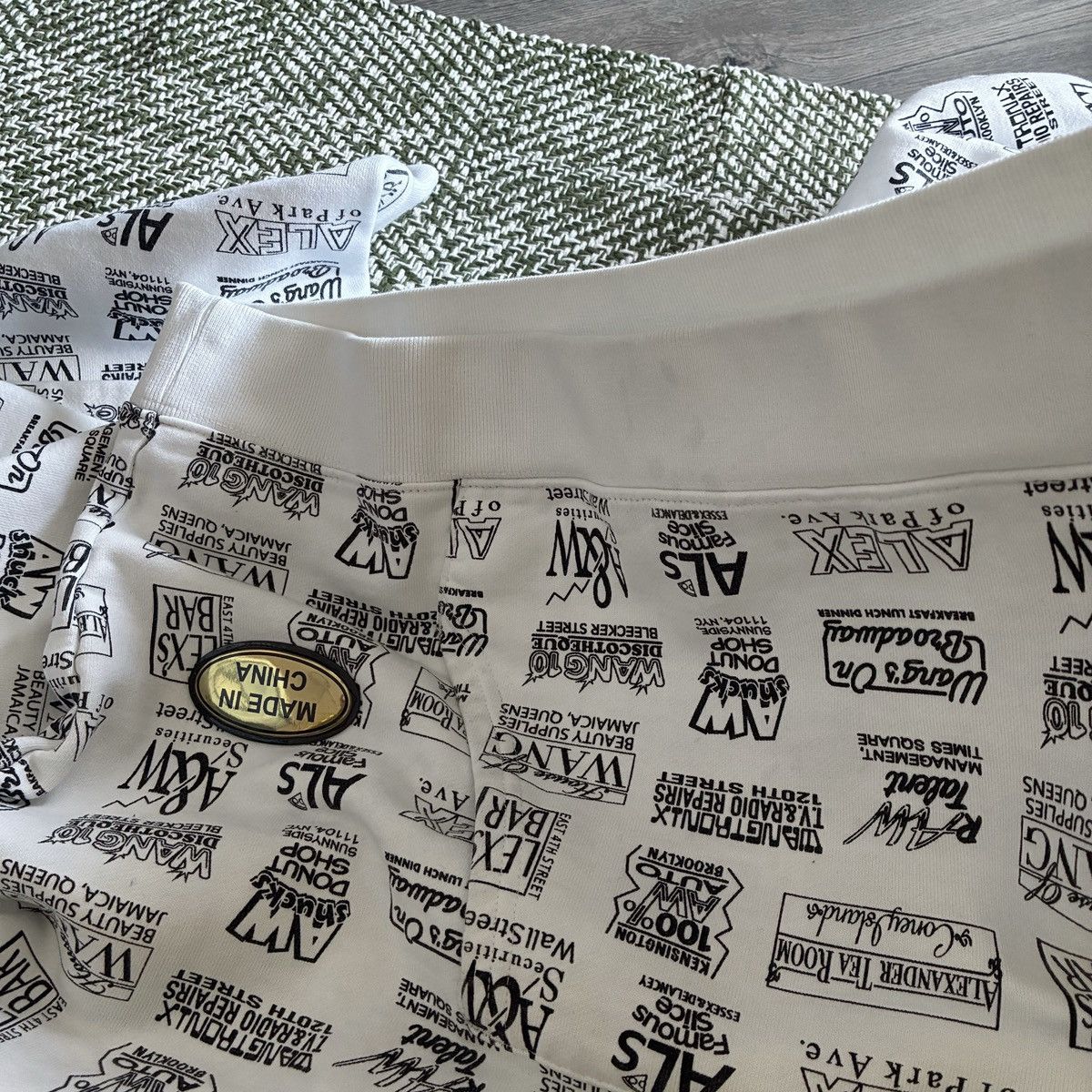 Alexander Wang Alexander Wang Made in China Sticker All Over Print Hoodie Size US XL / EU 56 / 4 - 11 Thumbnail