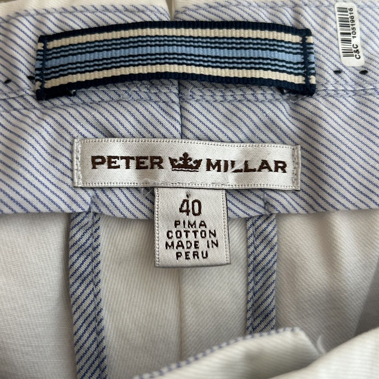 Peter Millar Peter Millar White Pants Size 40 Size US 40 / EU 56 - 4 Thumbnail