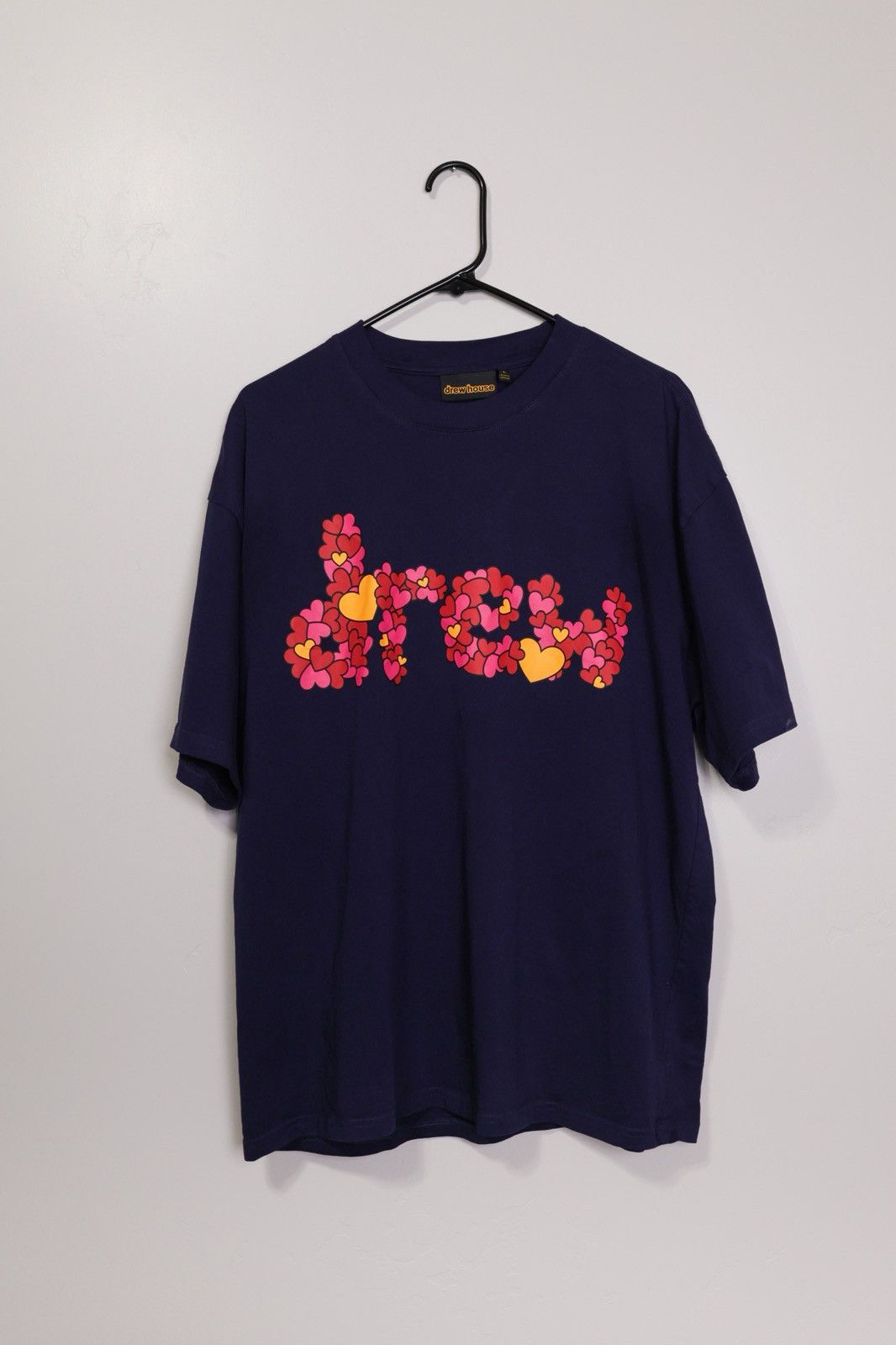 Drew House × Justin Bieber Drew House Love SS Tee - Navy Size US L / EU 52-54 / 3 - 1 Thumbnail