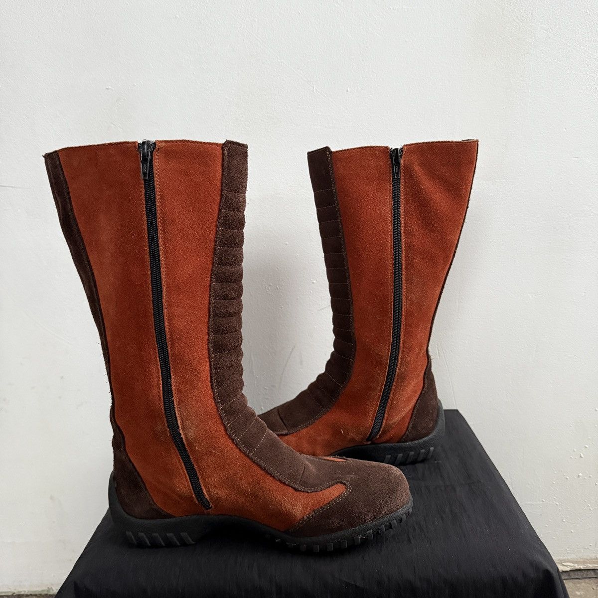 20471120 Vintage Y2K Remonte Knee High Suede Boots Size US 8 / IT 38 - 6 Thumbnail