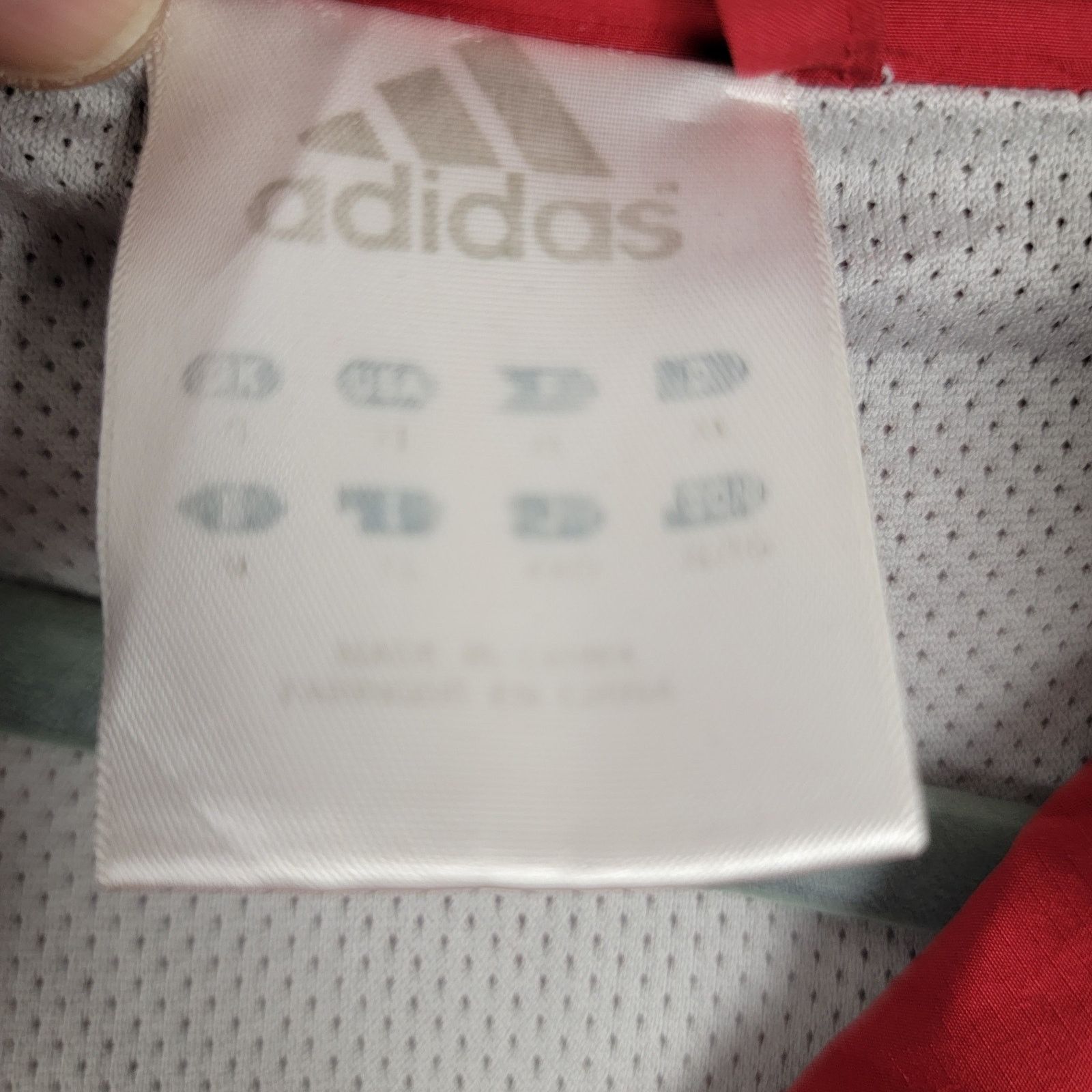 Adidas Indiana Hoosiers Adidas Zip Up Jacket Sz M (027) Size US M / EU 48-50 / 2 - 7 Thumbnail