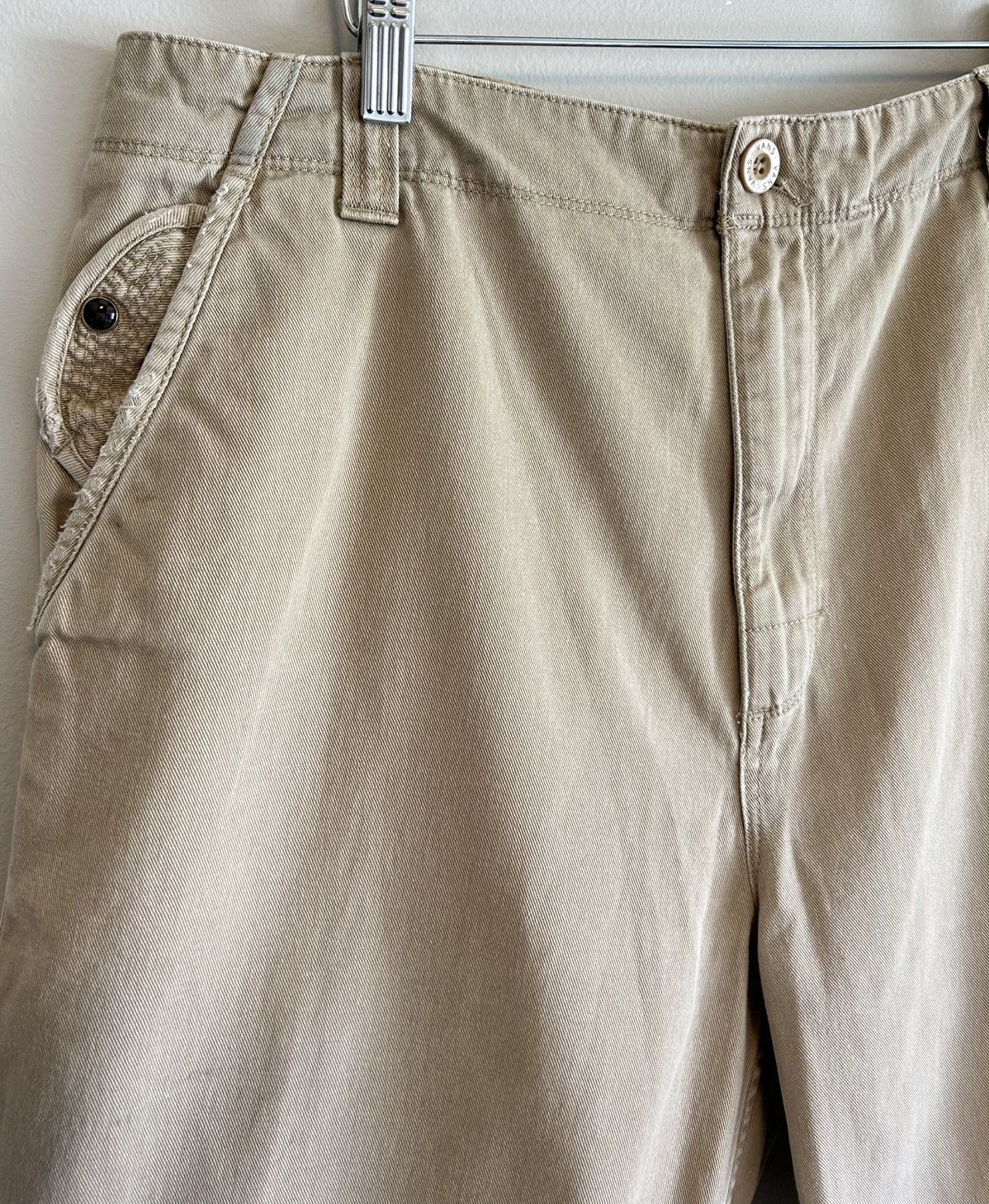 Vans Vintage Vans Mens Tan Beige Khaki Summer Shorts - Size 36 Size US 36 / EU 52 - 3 Thumbnail