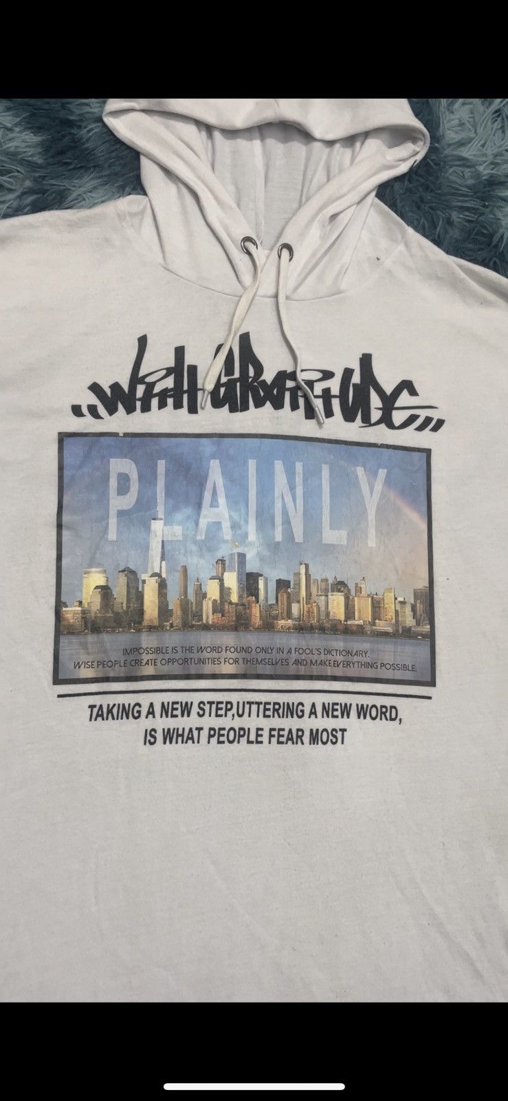 Other BROWNY Graphic Hoodie Tee – “Plainly” Cityscape Print Size US L / EU 52-54 / 3 - 4 Thumbnail