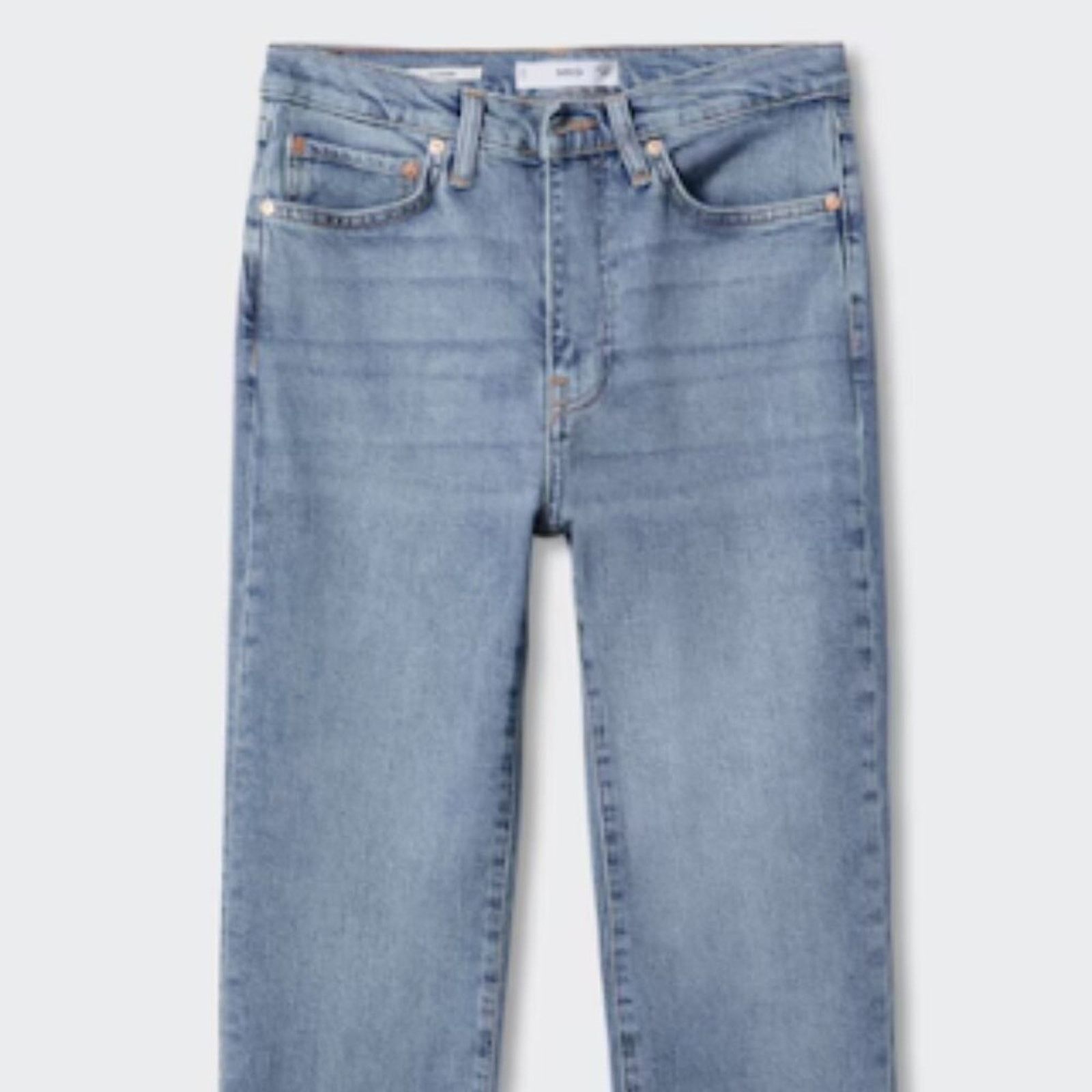 Mango Mango MNG Slim Cropped Blue Jeans NWT Plus 16 Size 38" / US 16 / IT 52 - 11 Thumbnail
