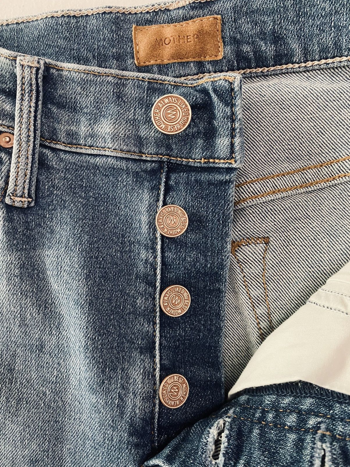 MOTHER Mother Denim The Cheeky Love Gun Relax Fit Jeans 24 EUC Size 24" / US 00 / IT 34 - 10 Thumbnail