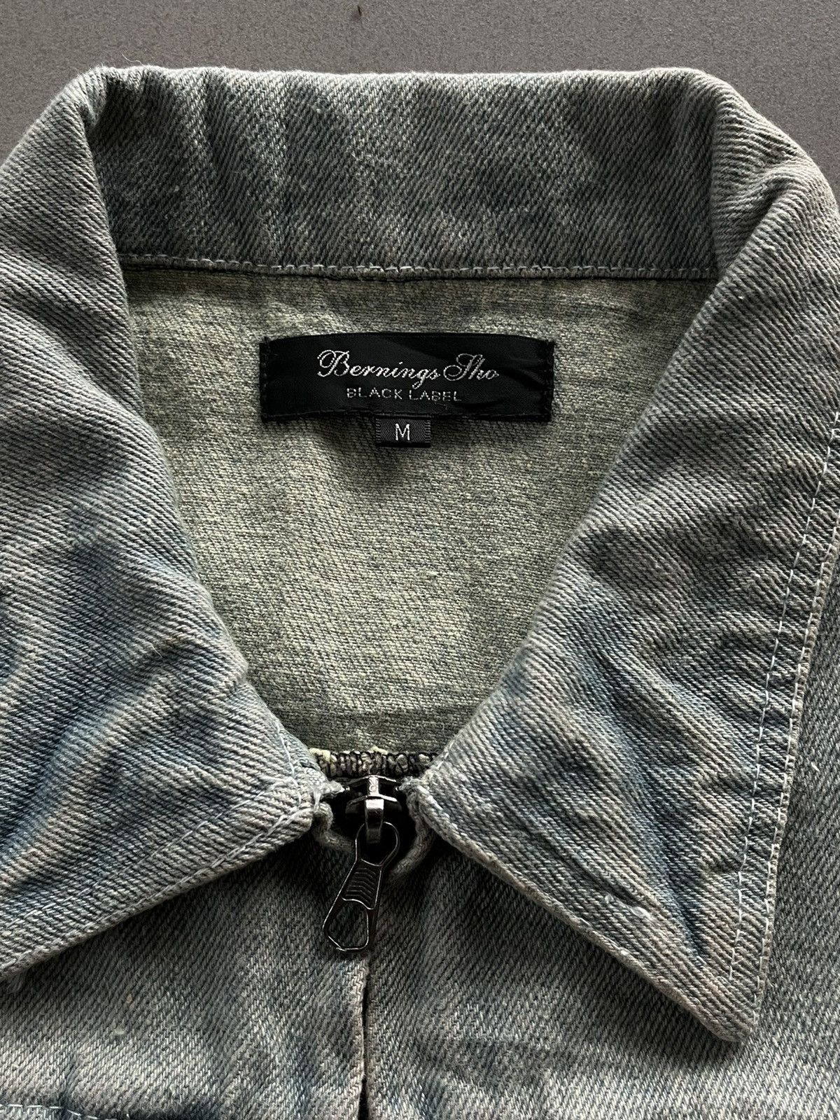 Isamu Katayama Backlash BERNINGS SHO JAPANESE SKULL BEADS MULTI ZIPPER DENIM JACKET Size US M / EU 48-50 / 2 - 8 Thumbnail