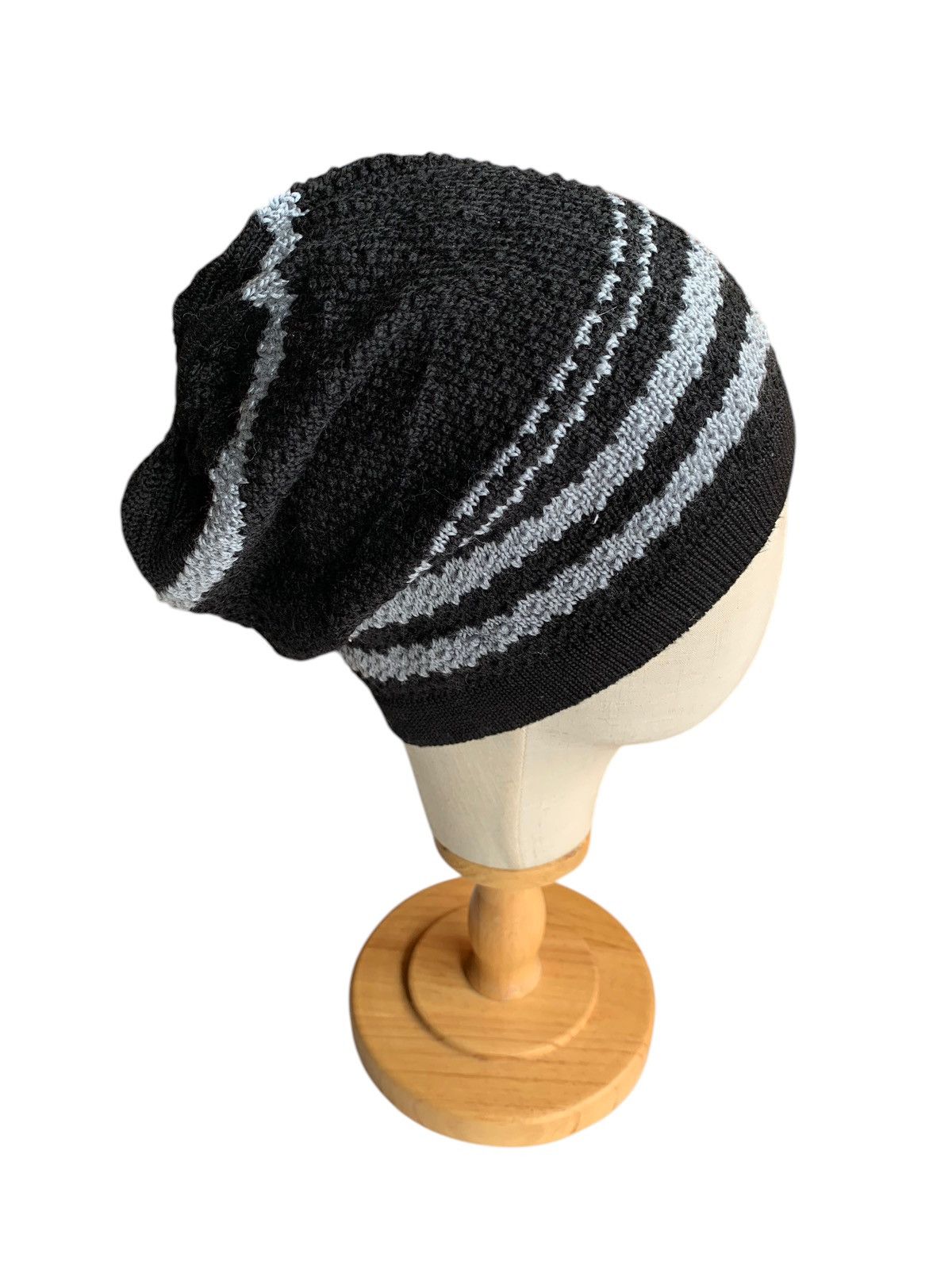 Japanese Brand × Kapital × Vintage Japanese Knitted Stripe Winter Sessions Long Beanie Hats Size ONE SIZE - 1 Thumbnail