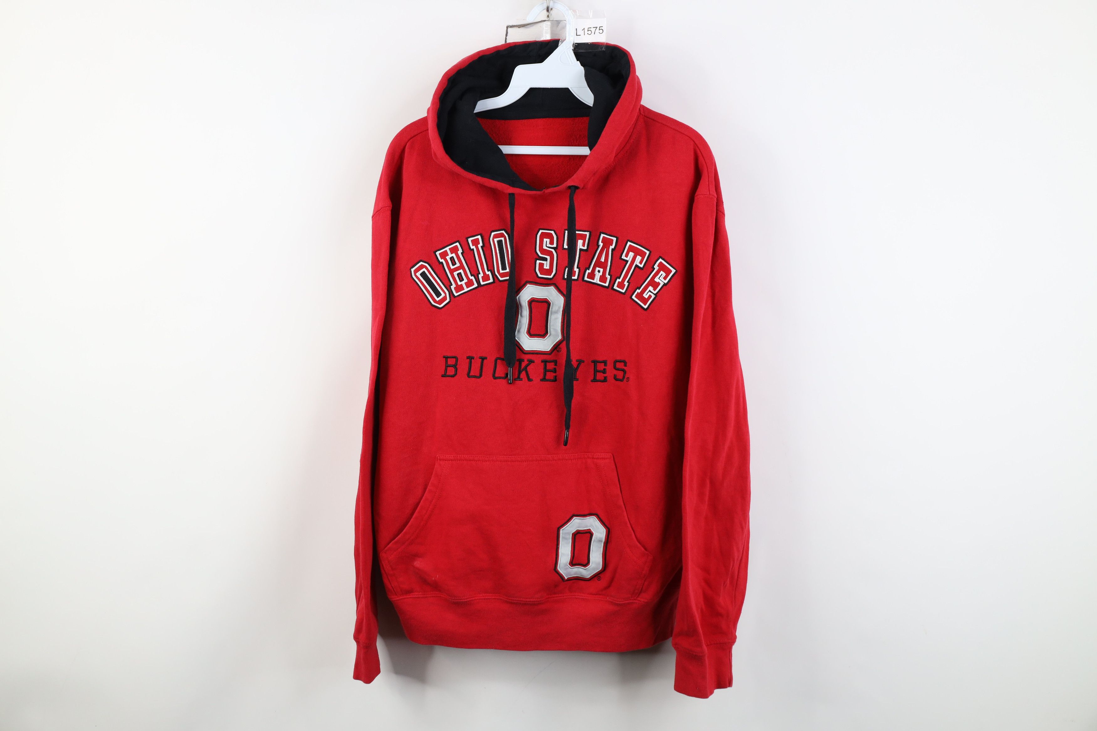 Vintage Vintage 90s Y2K Ohio State University Hoodie Sweatshirt Size US M / EU 48-50 / 2 - 1 Thumbnail