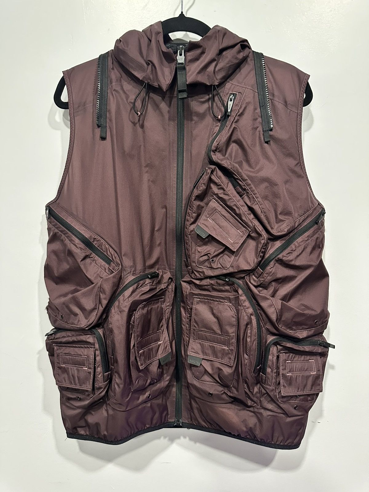 Nike NOCTA nike Deep pockets nylon 3in1 dark wine track jacket Size US M / EU 48-50 / 2 - 2 Thumbnail