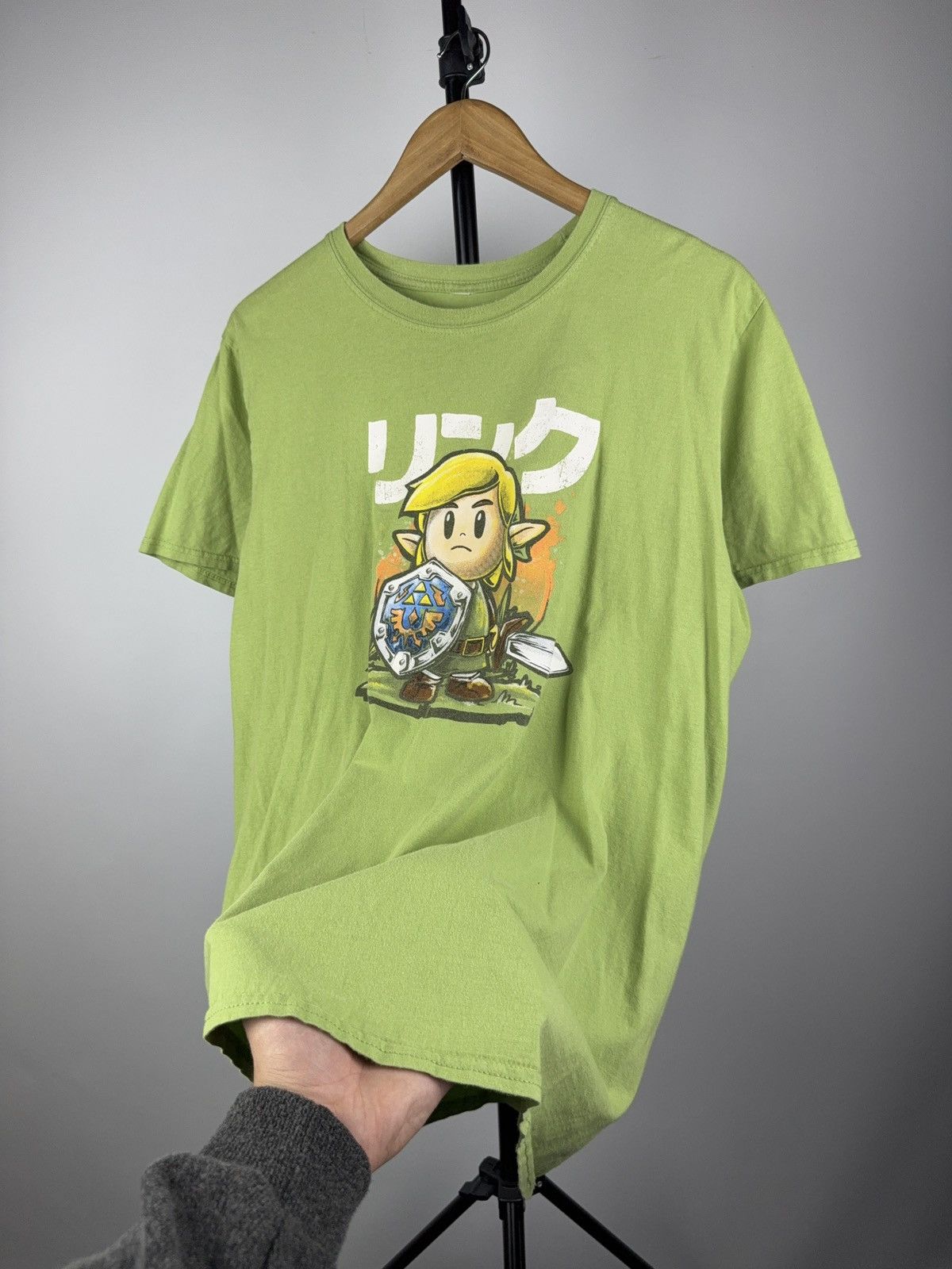 Nintendo Vintage Nintendo Legend of Zelda Link Japanese Graphic Tee Size US L / EU 52-54 / 3 - 2 Thumbnail
