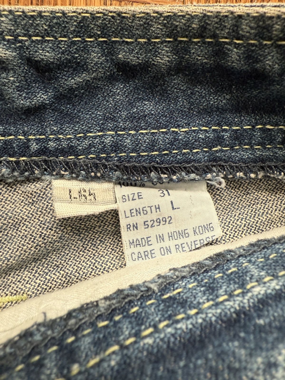 Jordache Vintage 80s Jordache Faded Denim Jeans 28x33 Size US 28 / EU 44 - 7 Thumbnail