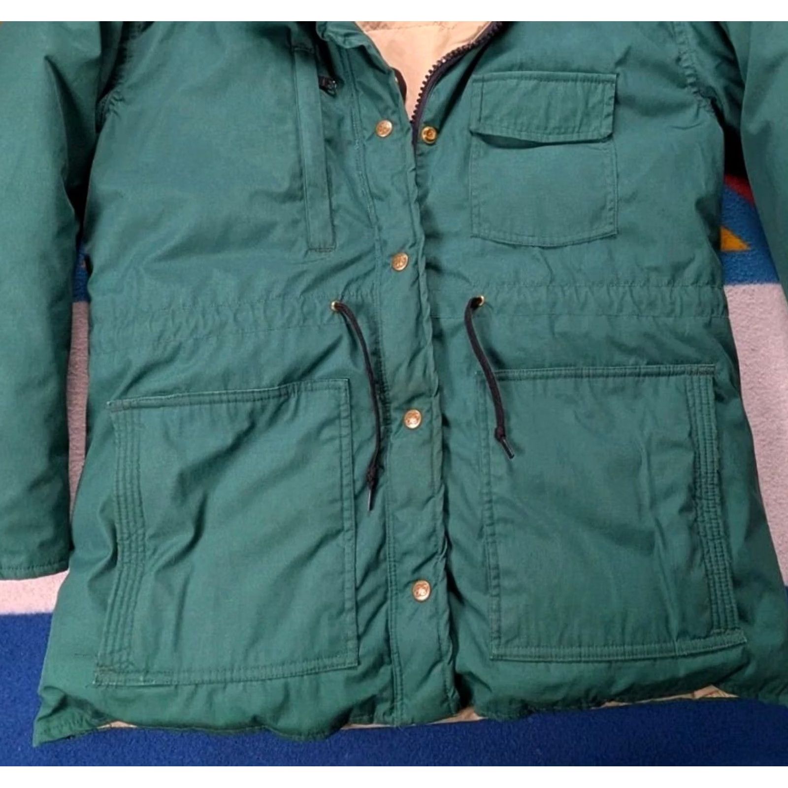 Eddie Bauer VINTAGE Eddie Bauer Jacket Blizzard Proof Down USA Seattle Blue Large Hooded Puffer Jacket Mens Size US M / EU 48-50 / 2 - 3 Thumbnail