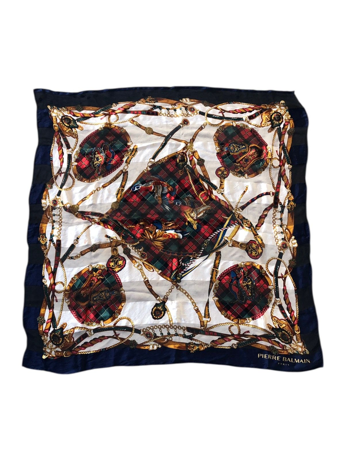 Vintage Pierre Balmain Paris Silk Scarf