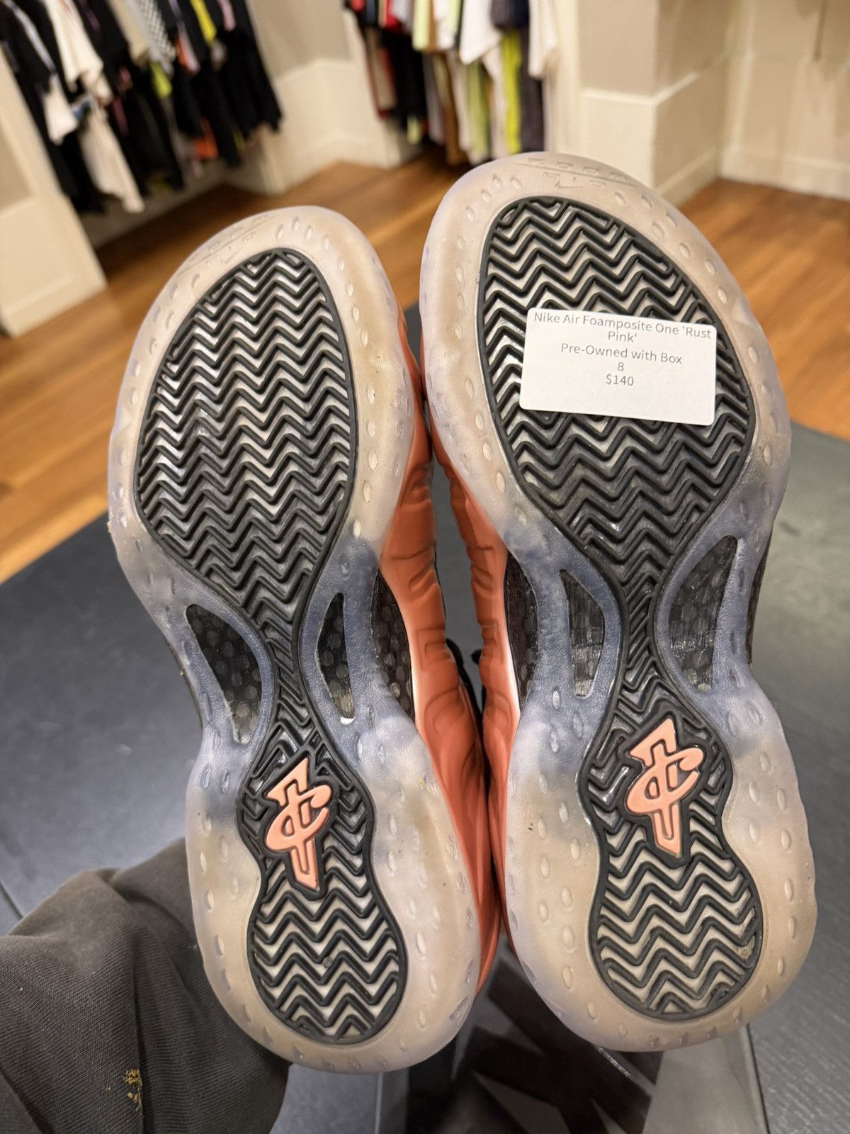 Nike Nike Air Foamposite One ‘Rust Pink’ Size US 8 / EU 41 - 5 Thumbnail