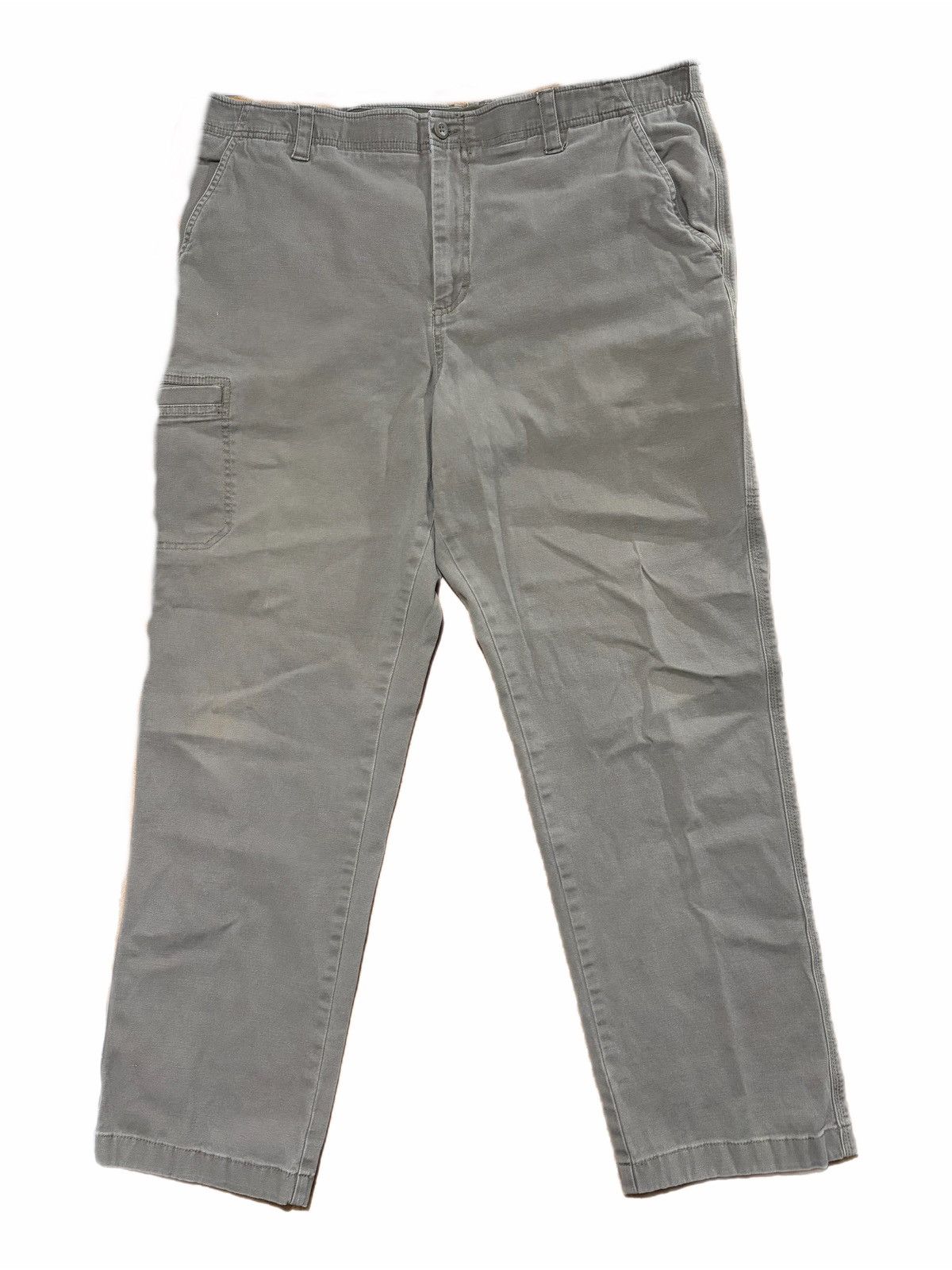 L.L. Bean L.L. Bean Pants Men 40x30 Cargo Canvas Stretch Workwear Size US 40 / EU 56 - 2 Thumbnail
