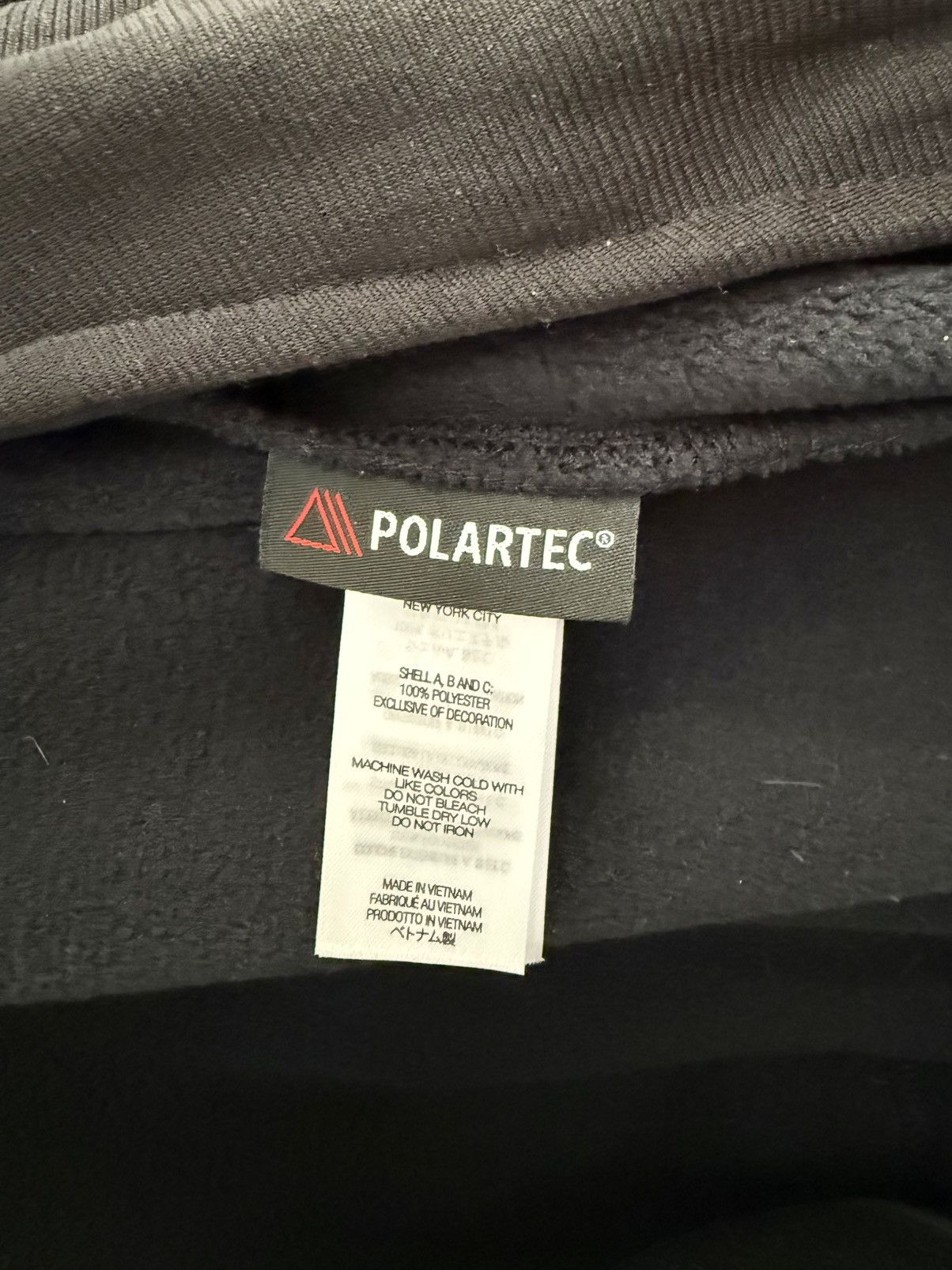 Supreme Supreme polartec zipup jacket (BLACK) FW23 Size US M / EU 48-50 / 2 - 9 Thumbnail