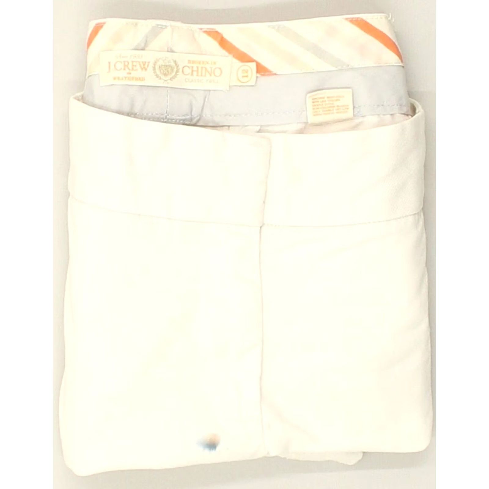 J.Crew J. CREW Womens Chino Shorts US 12 Large W34 White Cotton Designer Size 36" / US 14 / IT 50 - 5 Thumbnail