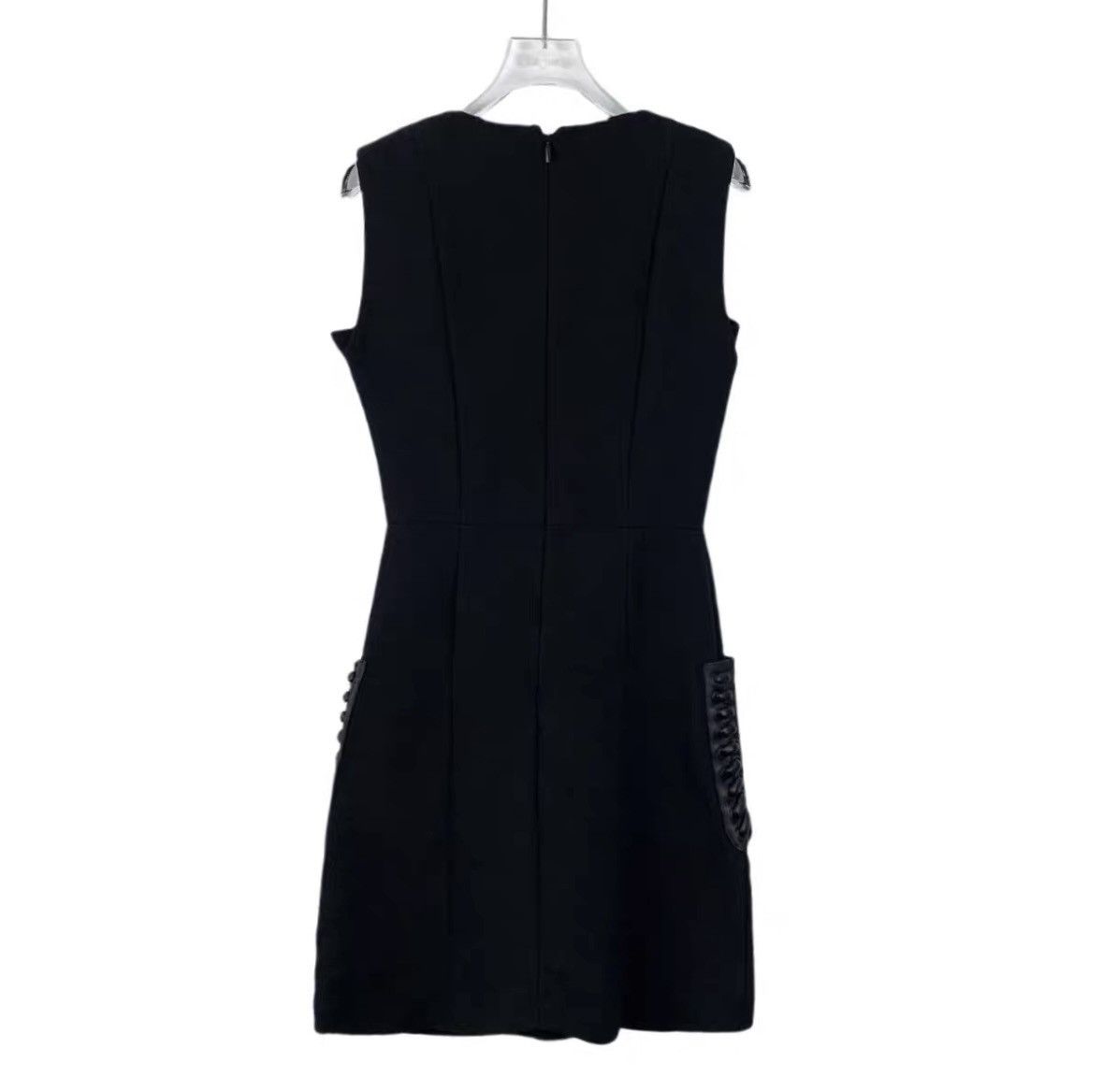 Fendi Fendi Black Sleeveless Round Neck Dress K26WX Size XS / US 0-2 / IT 36-38 - 2 Thumbnail