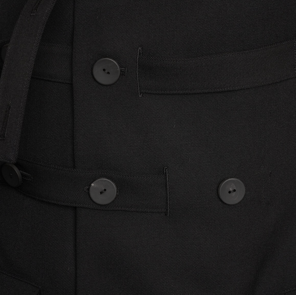 Yohji Yamamoto Yohji Yamamoto Pour Homme - 5 BELTS DOUBLE BREASTED JACKET Size US L / EU 52-54 / 3 - 12 Thumbnail