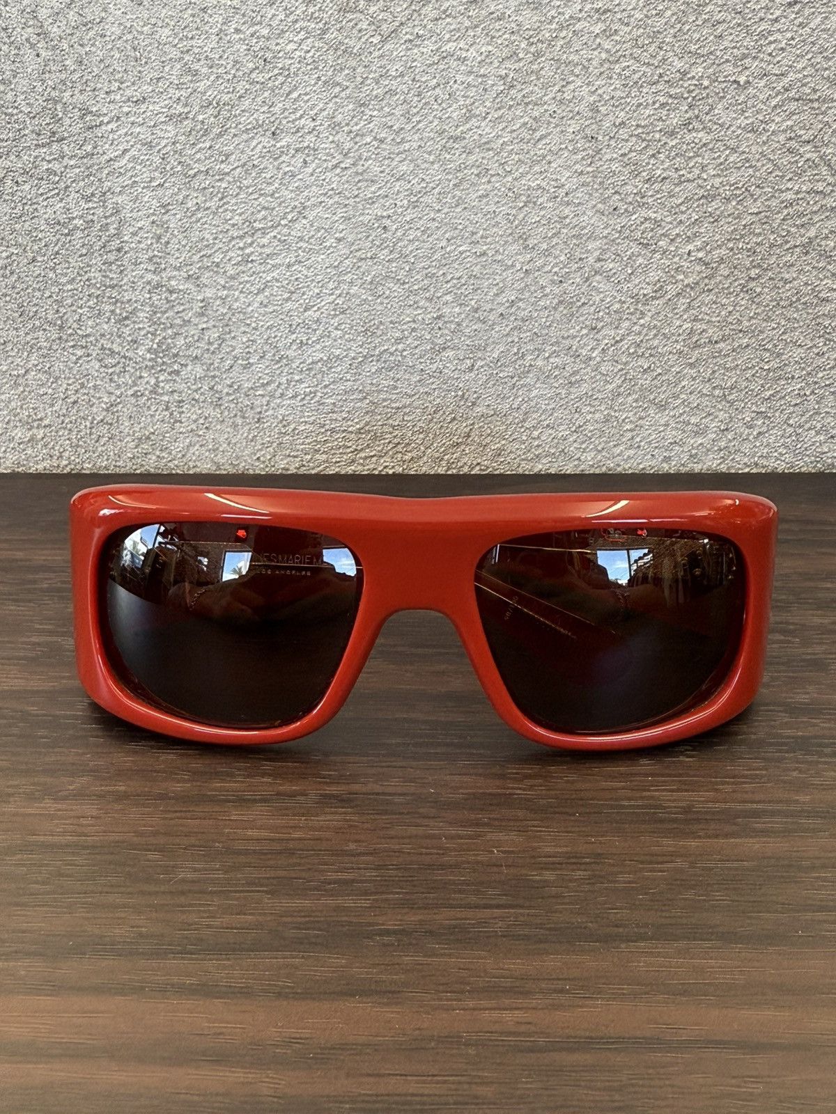 Jacques Marie Mage Jacques Marie Mage Benson Red Sunglasses 98 Out Of 100 Size ONE SIZE - 12 Thumbnail