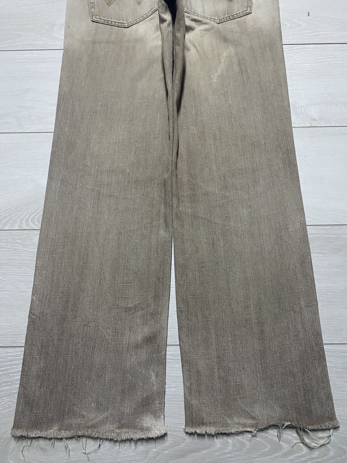 Junya Watanabe Vintage Edwin Faded Wash Distressed Baggy Jeans Size US 34 / EU 50 - 6 Thumbnail