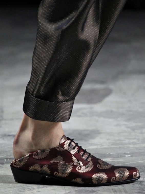 Haider Ackermann S/S 12 Paisley Mules Size US 9 / IT 39 - 2 Thumbnail
