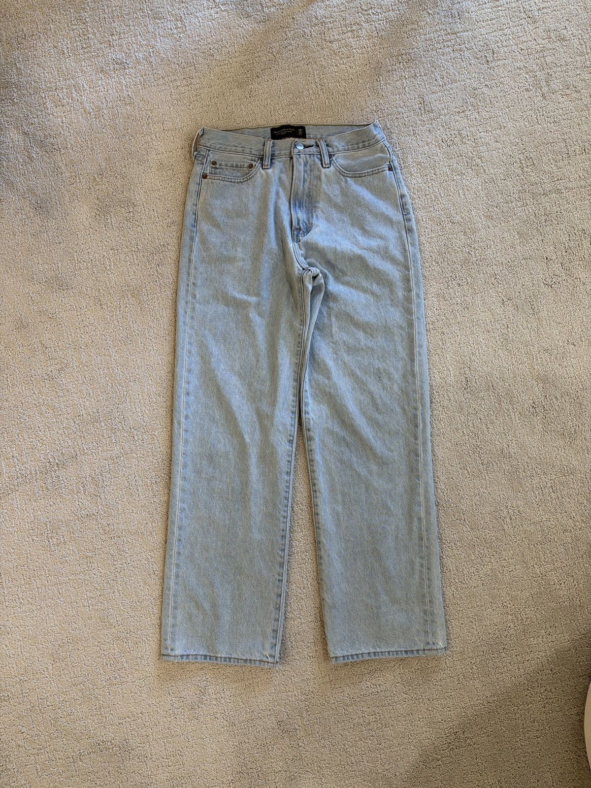 Abercrombie & Fitch Abercrombie Baggy Authentic Rigid Denim Jeans Size US 28 / EU 44 - 1 Thumbnail