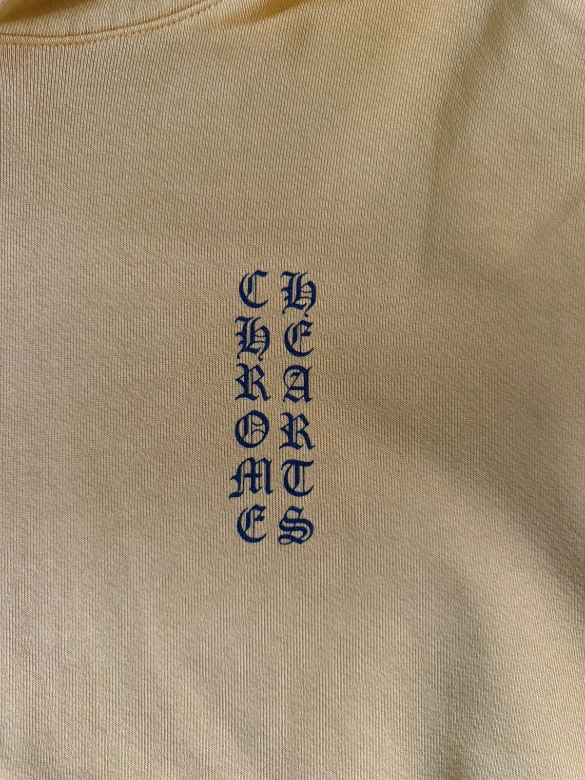 Chrome Hearts Chrome Hearts Vertical Logo Yellow Hoodie Size US M / EU 48-50 / 2 - 8 Thumbnail