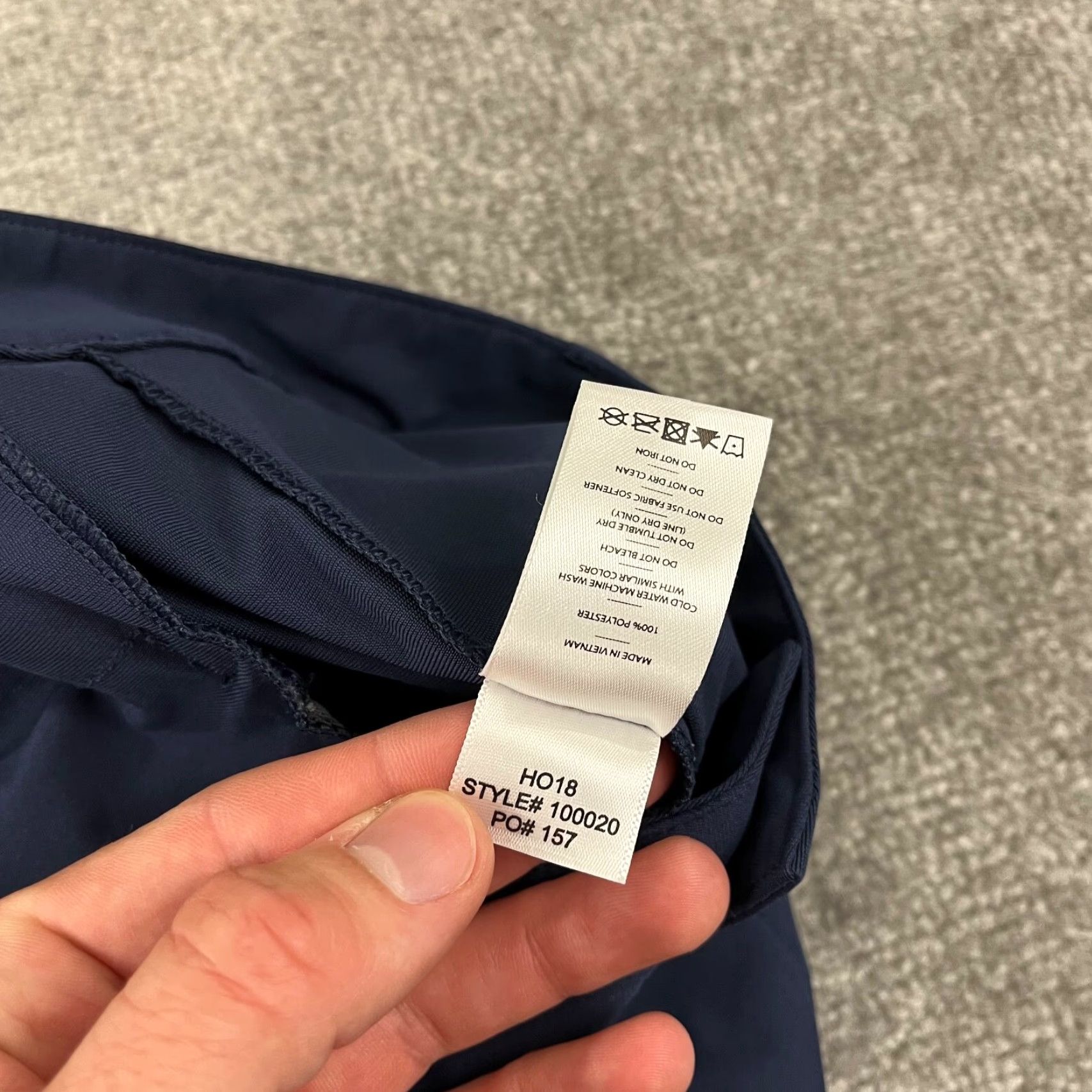 Rhone RHONE Mens 34 x 33 Blue Straight Chino 5-Pocket Pants 100020 Commuter Lifestyle Size US 34 / EU 50 - 4 Thumbnail