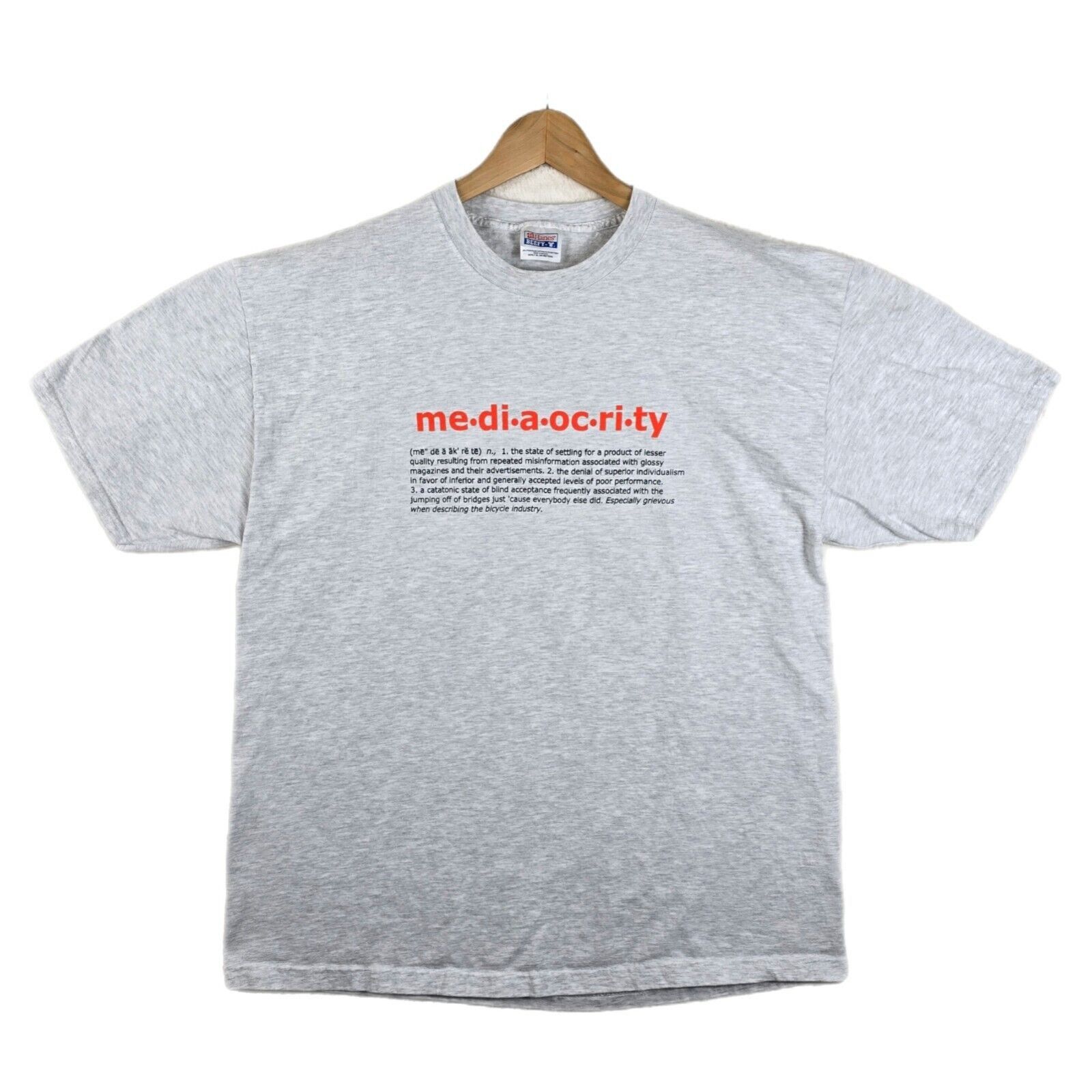 Hanes Vintage Speedgoat Bicycles Mediaocrity Shirt XL Bike Shop Size US XL / EU 56 / 4 - 1 Thumbnail