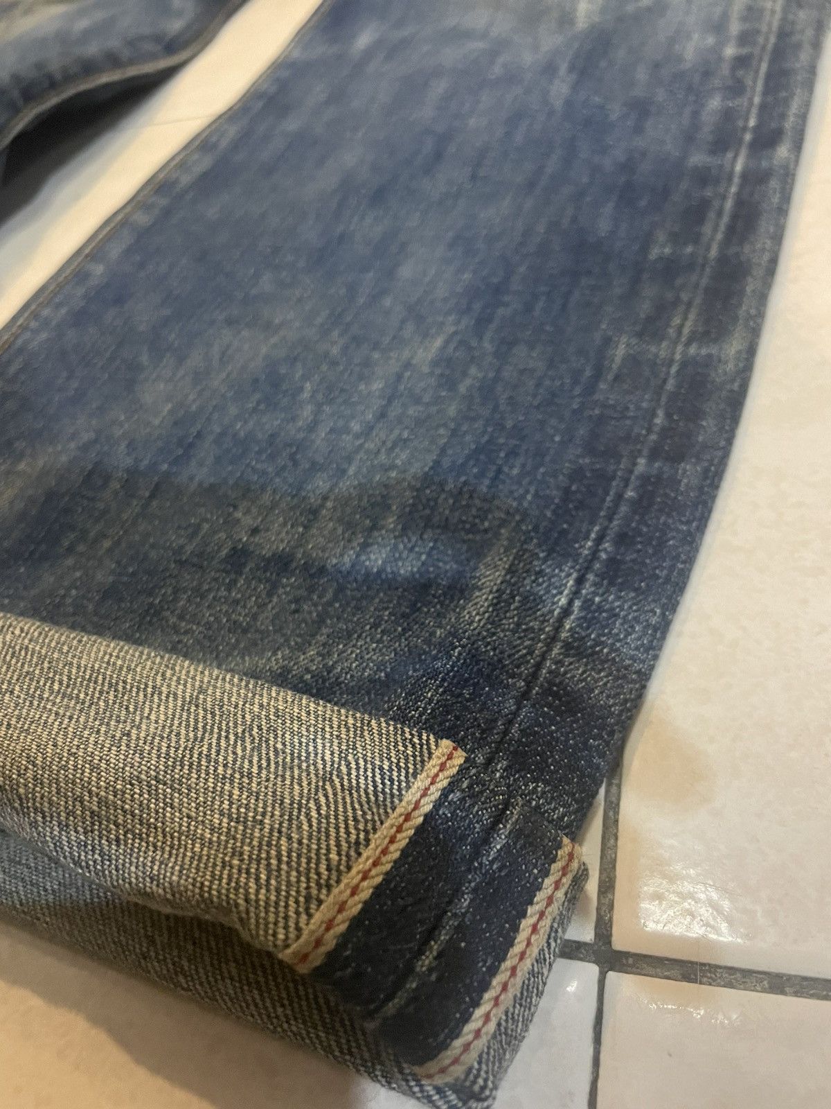 Levi's 🔥VINTAGE🔥LEVIS BIG "E" SELVEDGE BUTTON FLY Size US 29 - 3 Thumbnail