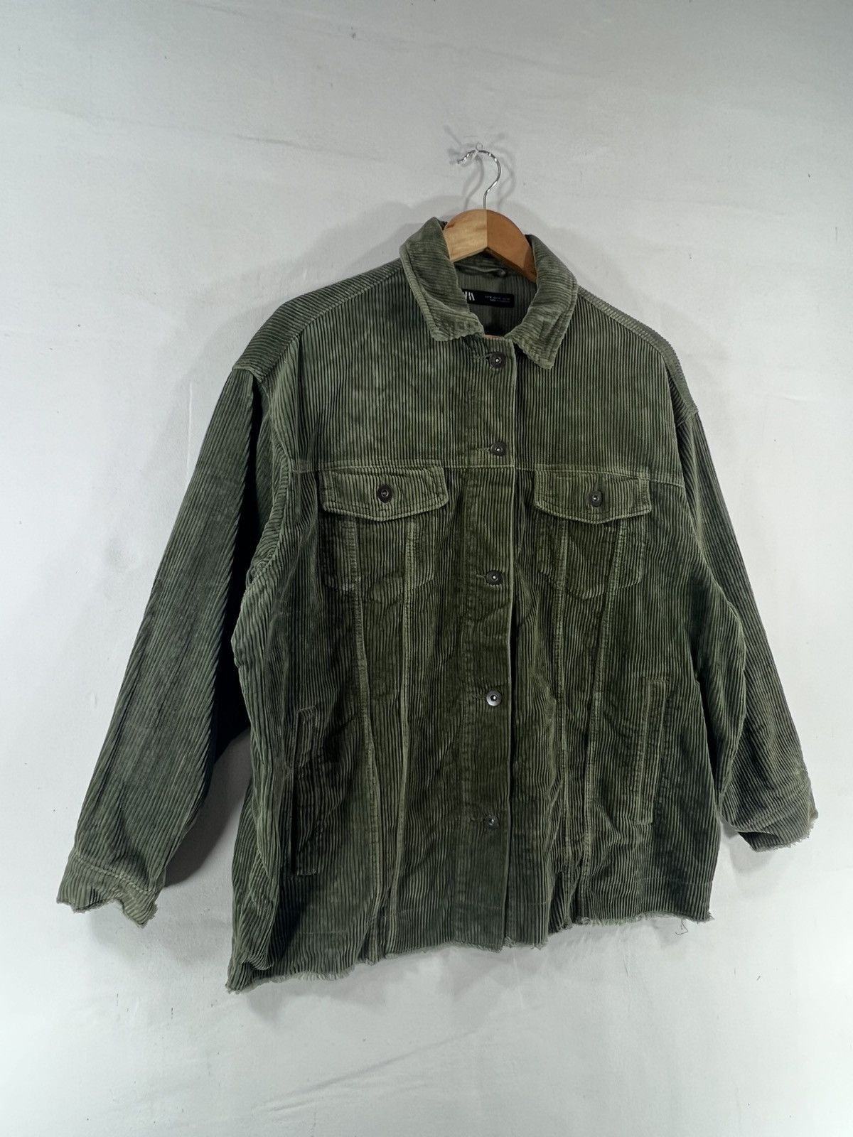 Zara Zara Corduroy Avant Garde Shirt Size US M / EU 48-50 / 2 - 7 Thumbnail