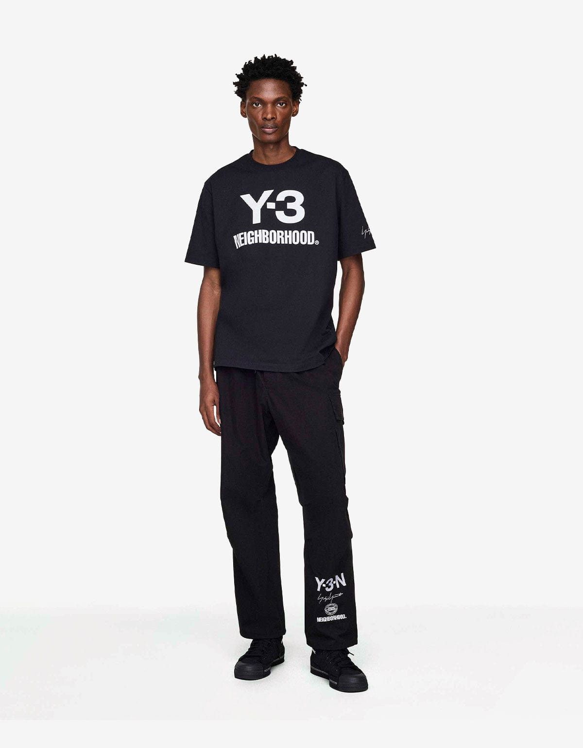 Y-3 Y-3 Neighborhood Black Logo T-Shirt Size US S / EU 44-46 / 1 - 6 Thumbnail