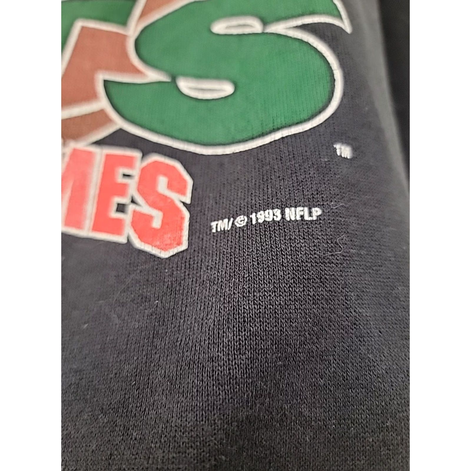 Vintage VINTAGE Artex Sweatshirt Jets Black Marvin the Martian Men’s L Sweatshirt Size US L / EU 52-54 / 3 - 5 Thumbnail