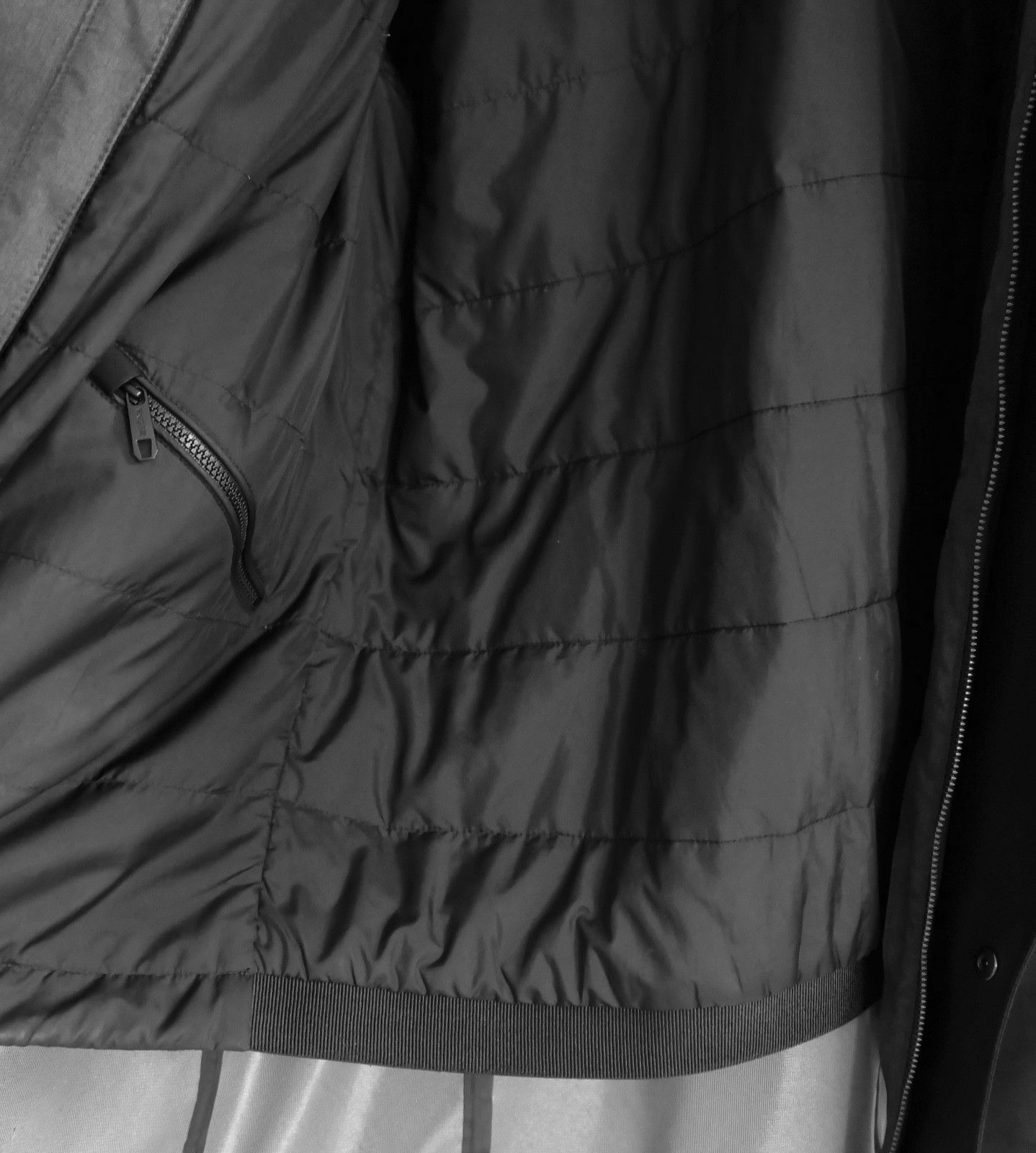 Ermenegildo Zegna Zegna Black 2 in 1 Soft Shell Anorak Puffer Coat Jacket Size US L / EU 52-54 / 3 - 8 Thumbnail