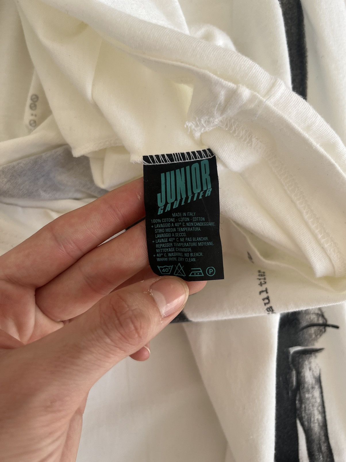 Designer × Jean Paul Gaultier × Vintage Jean Paul Gaultier Junior Gaultier SS 1990 X-Ray long sleeve Size US M / EU 48-50 / 2 - 5 Thumbnail