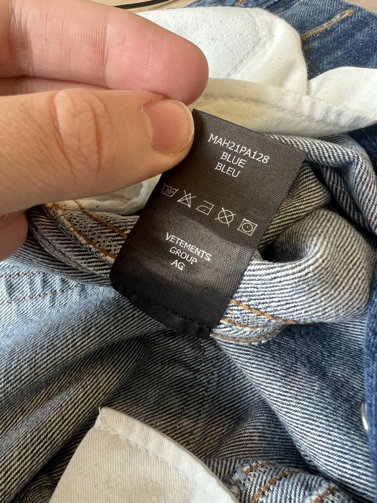 Vetements Vetements Denma Era Jeans Denim Pants Gvaslavia Runway Size US 34 / EU 50 - 9 Thumbnail