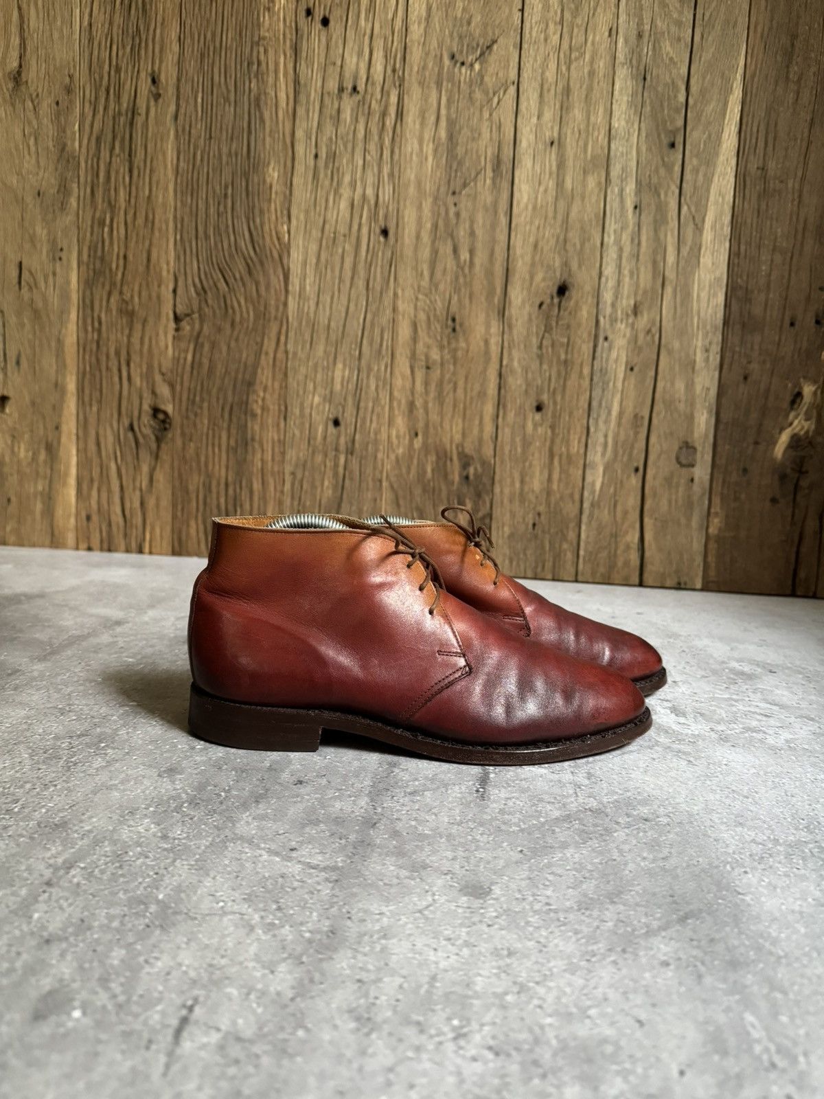 Crockett & Jones Crockett & Jones Chiltern Burgundy Lace Up Boots Size US 8.5 / EU 41-42 - 6 Thumbnail