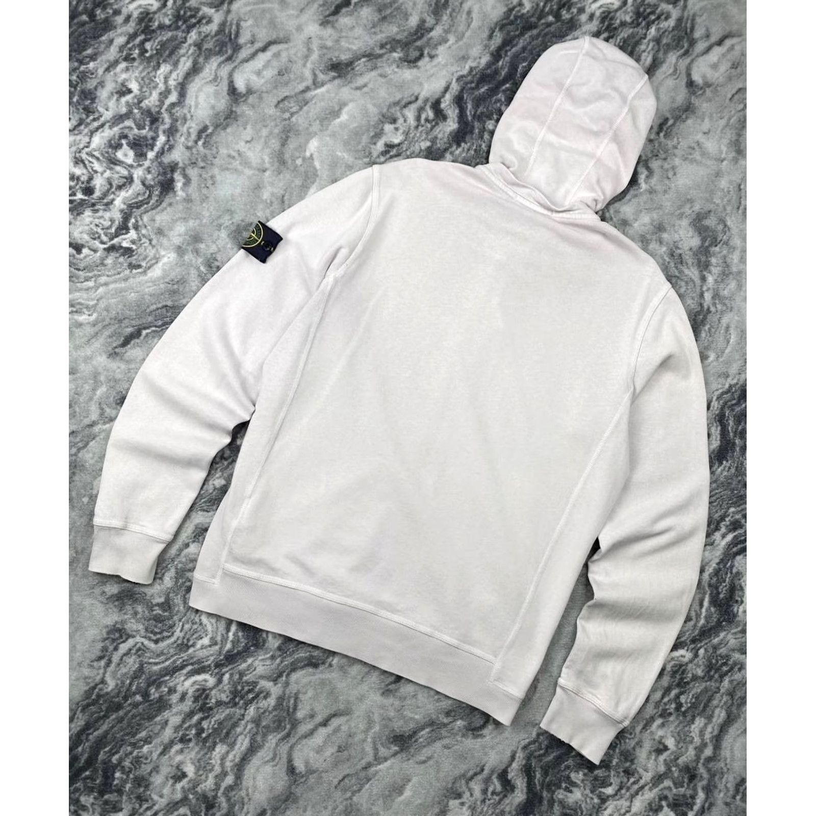 Stone Island VINTAGE Stone Island Zip Hoodie Men XL White Size US XL / EU 56 / 4 - 3 Thumbnail