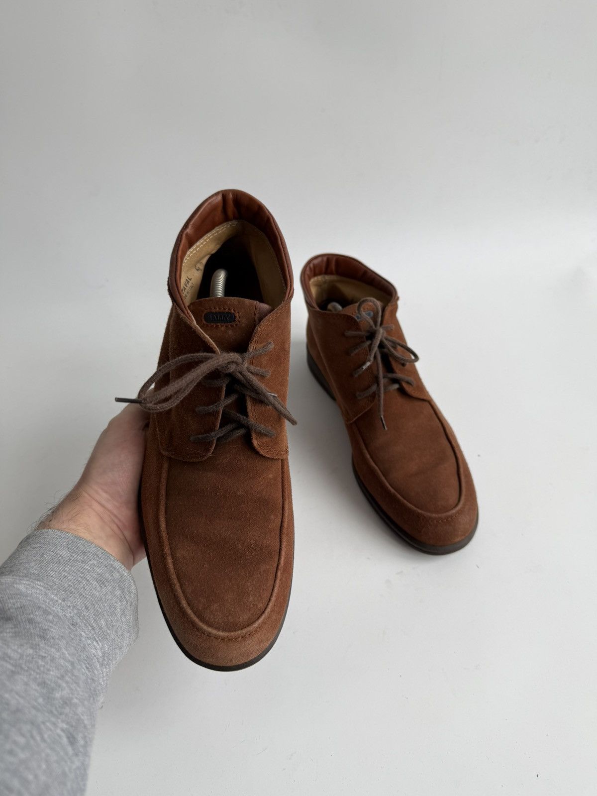 Bally Bally Pitaval Suede Chukka Boots Brown Made in Italy Men's Size US 10 / EU 43 - 2 Thumbnail